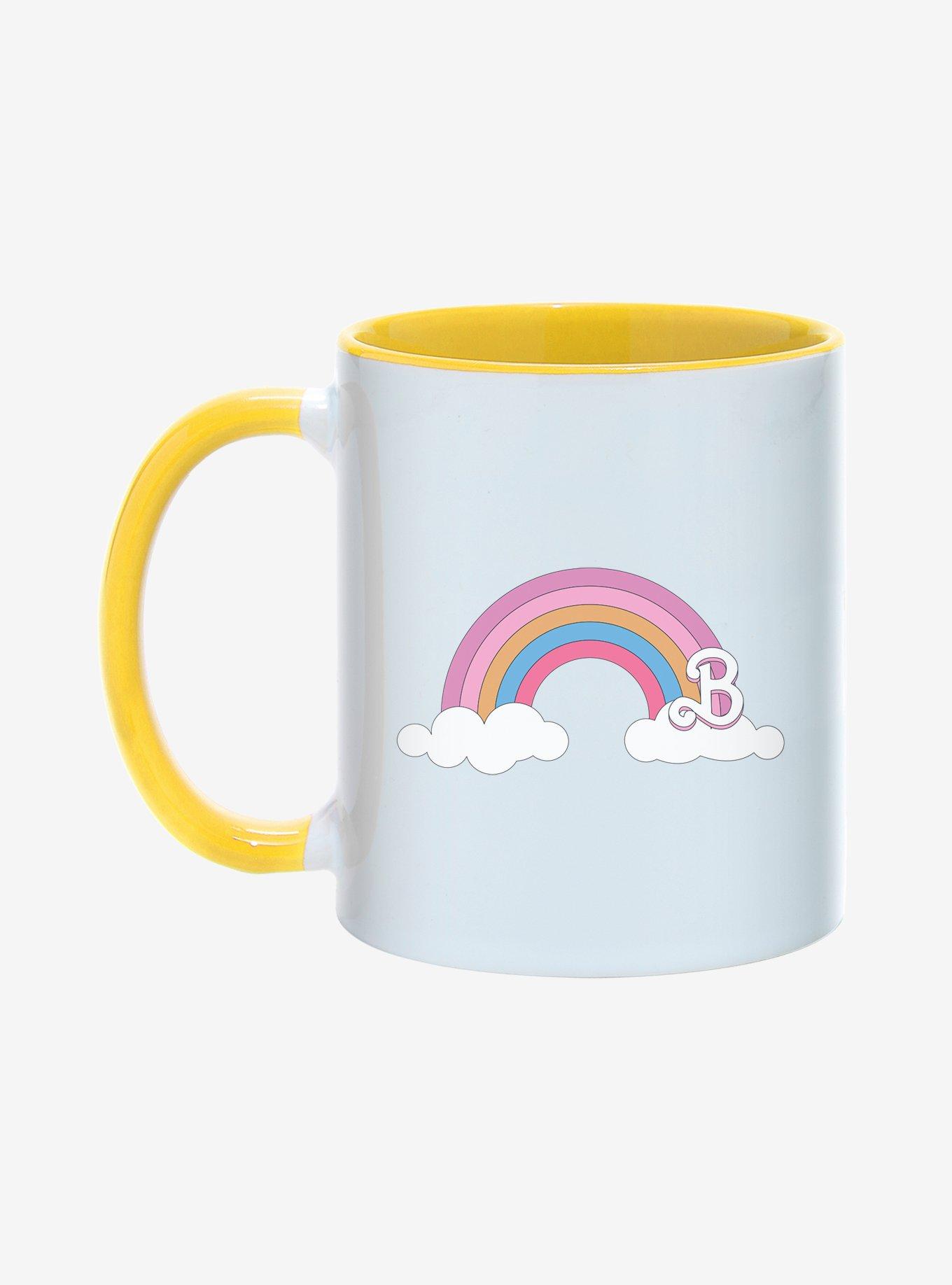 Barbie The Movie Rainbow Logo 11OZ Mug, SPRING YELLOW, hi-res