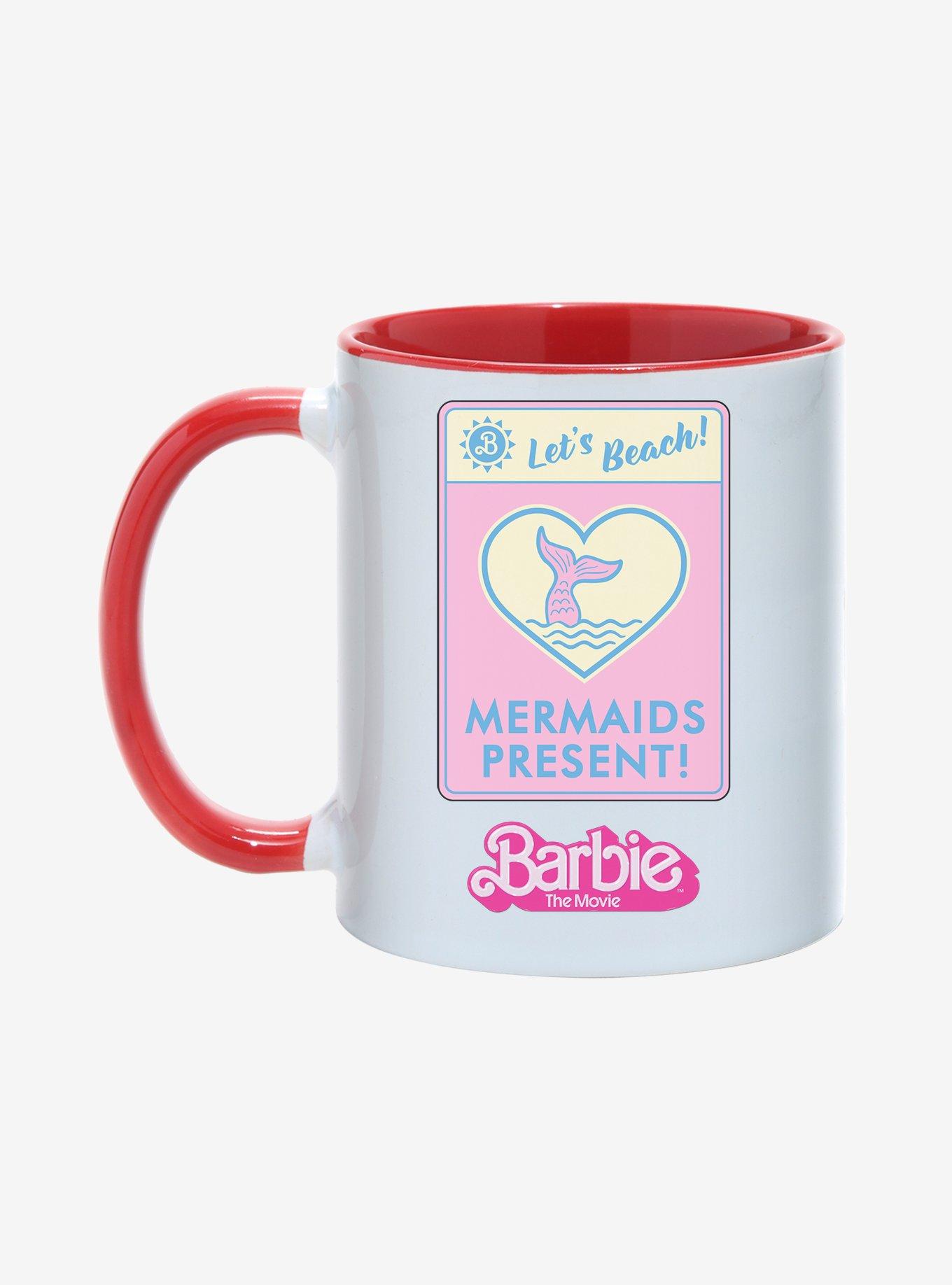 Barbie The Movie Let's Beach! 11OZ Mug, RED  WHITE, hi-res