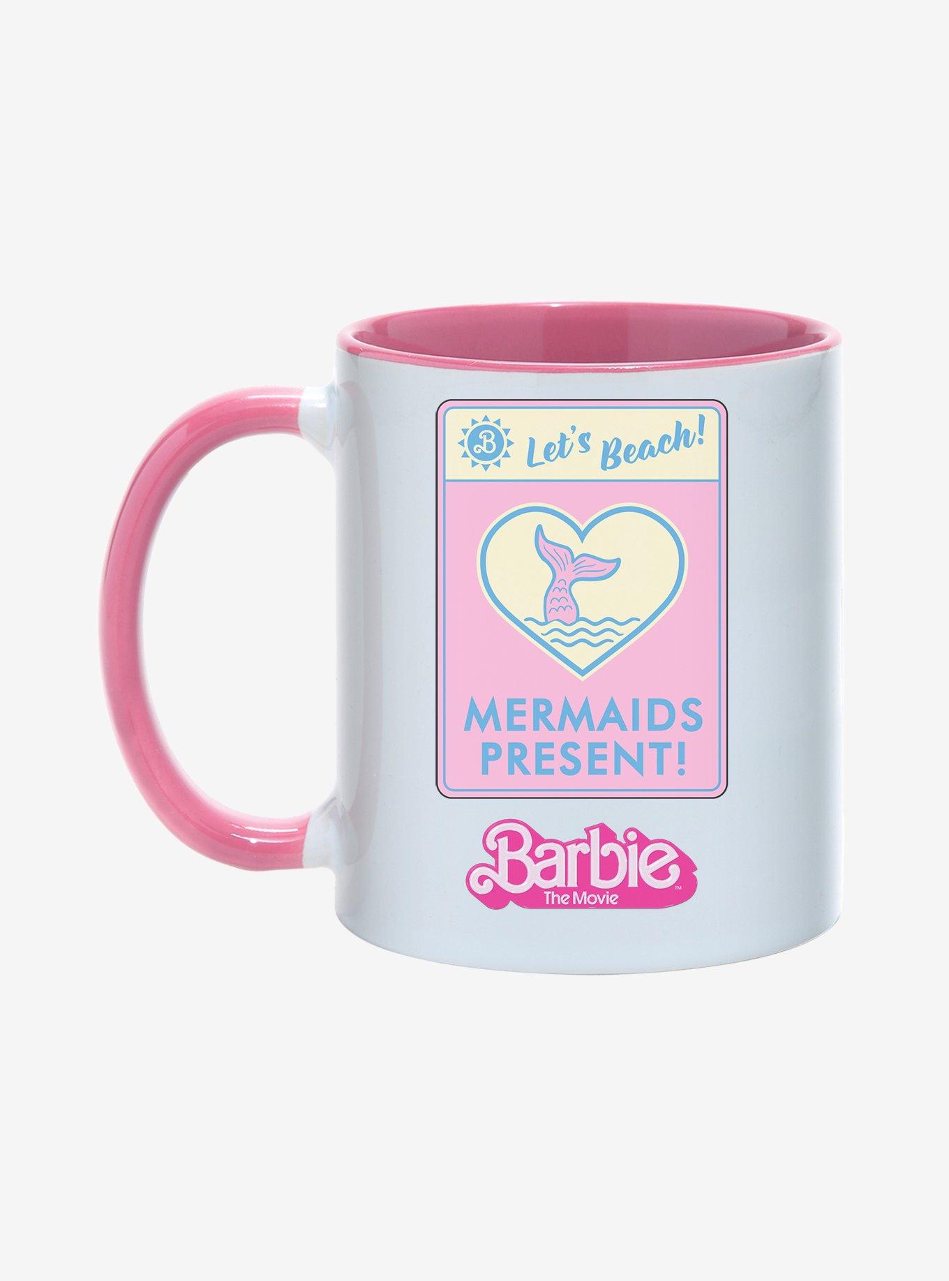 Barbie The Movie Let's Beach! 11OZ Mug, PINK  WHITE, hi-res