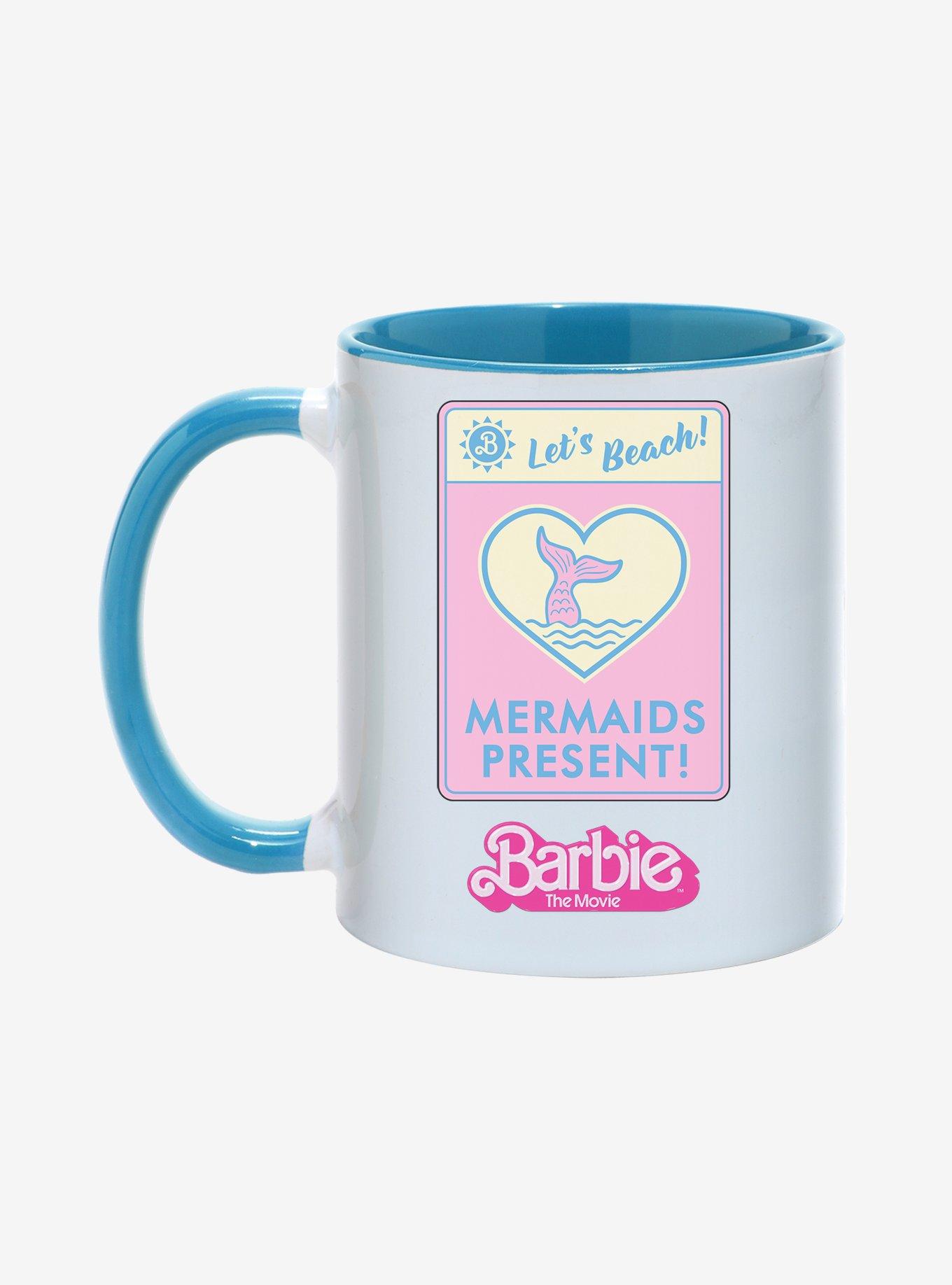 Barbie The Movie Let's Beach! 11OZ Mug, BLUE  WHITE, hi-res