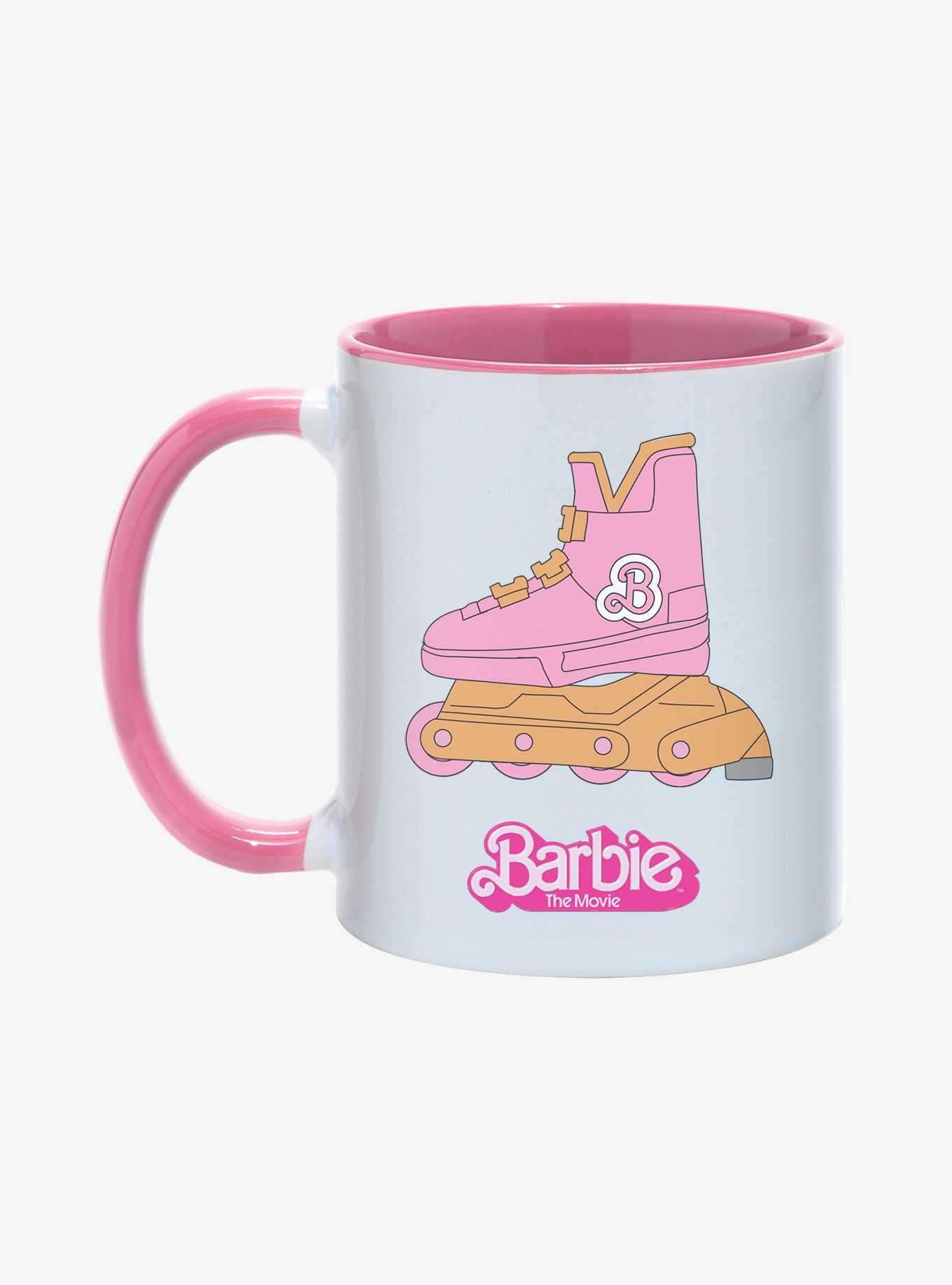 Barbie The Movie Rollerblade 11OZ Mug, PINK  WHITE, hi-res