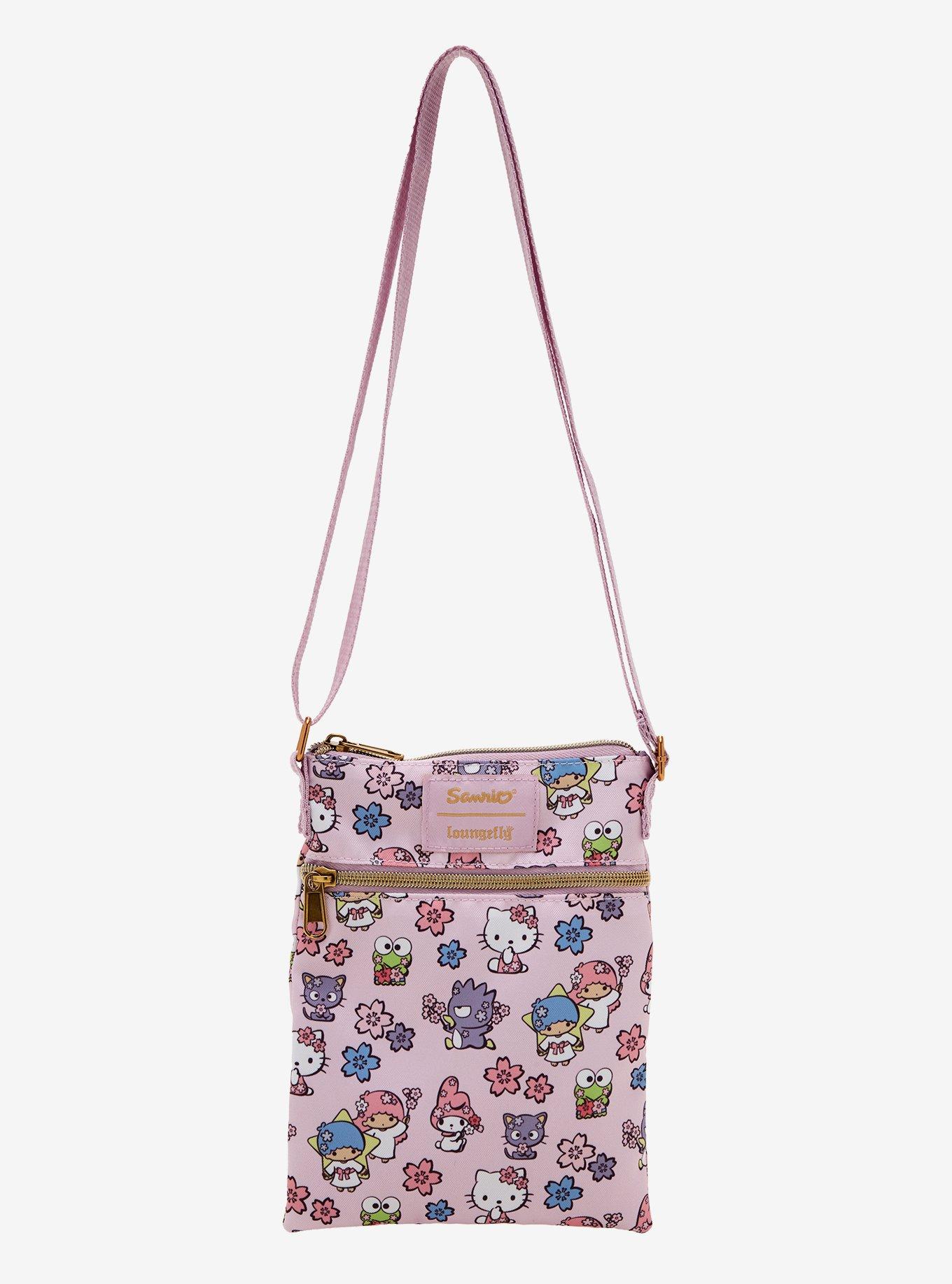 Loungefly Hello Kitty And Friends Cherry Blossom Passport Crossbody Bag, , hi-res