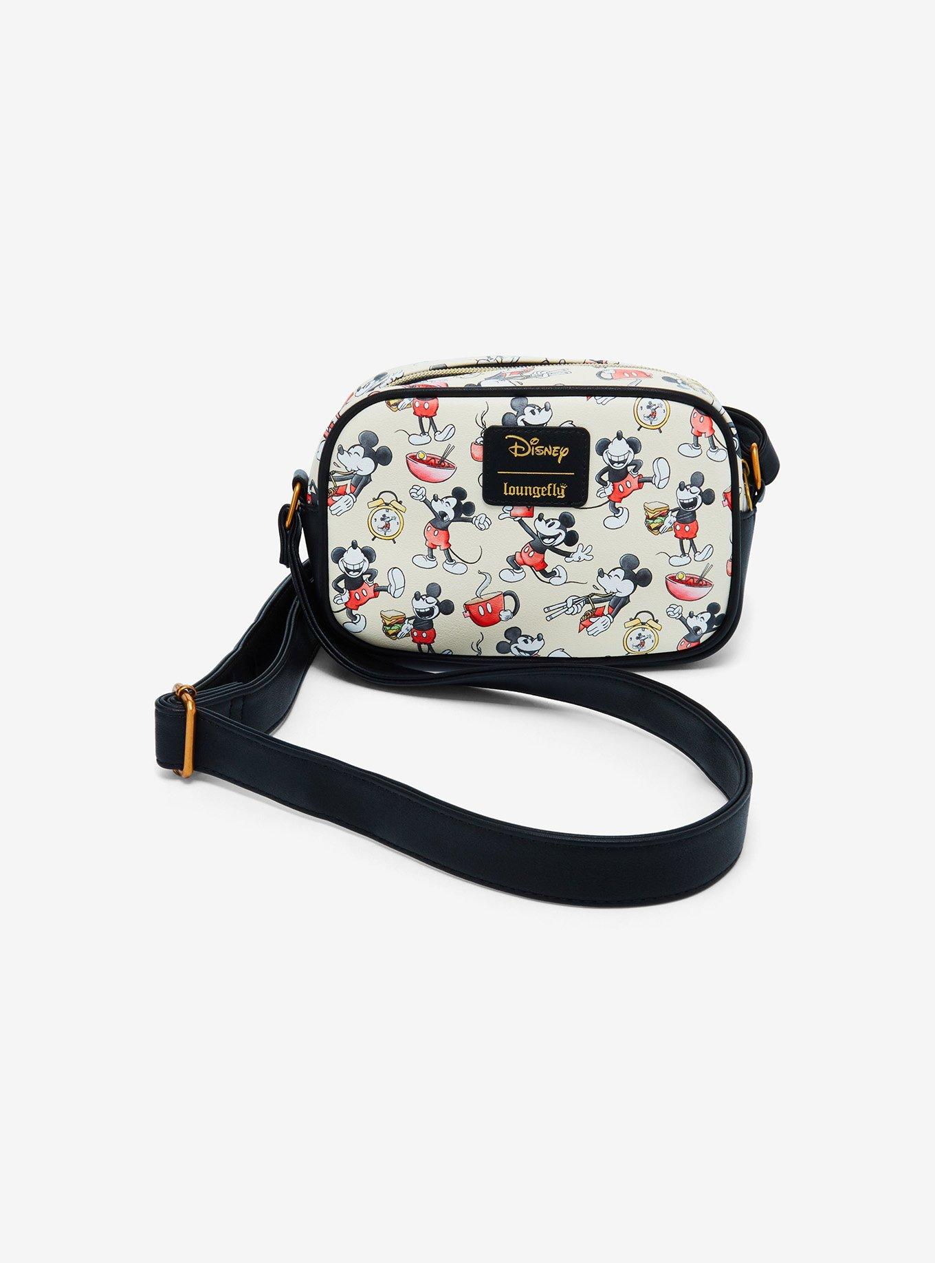 Loungefly Disney Mickey Mouse Poses Crossbody Bag Hot Topic