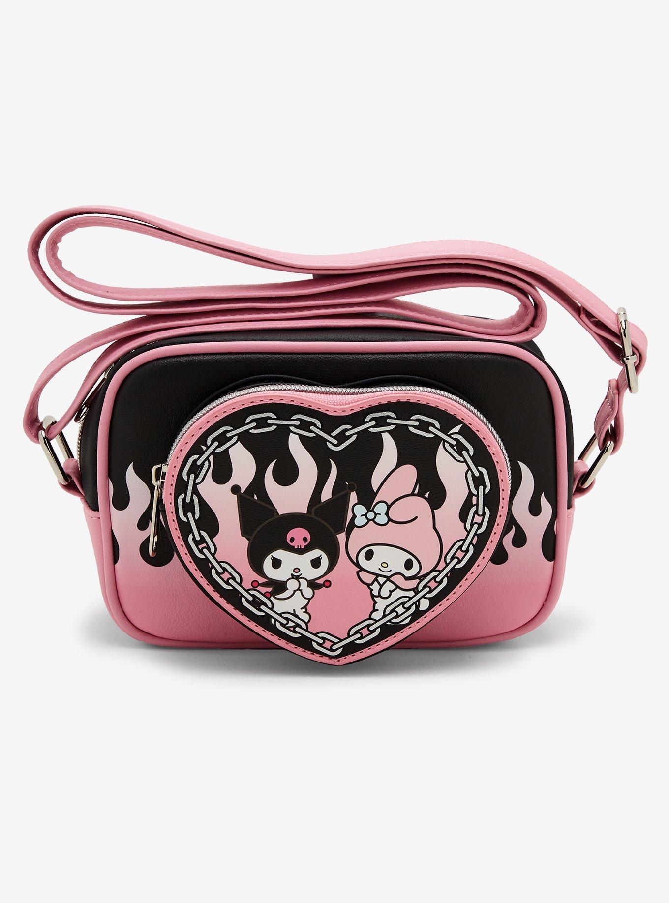 Loungefly My Melody & Kuromi Flame Crossbody Bag