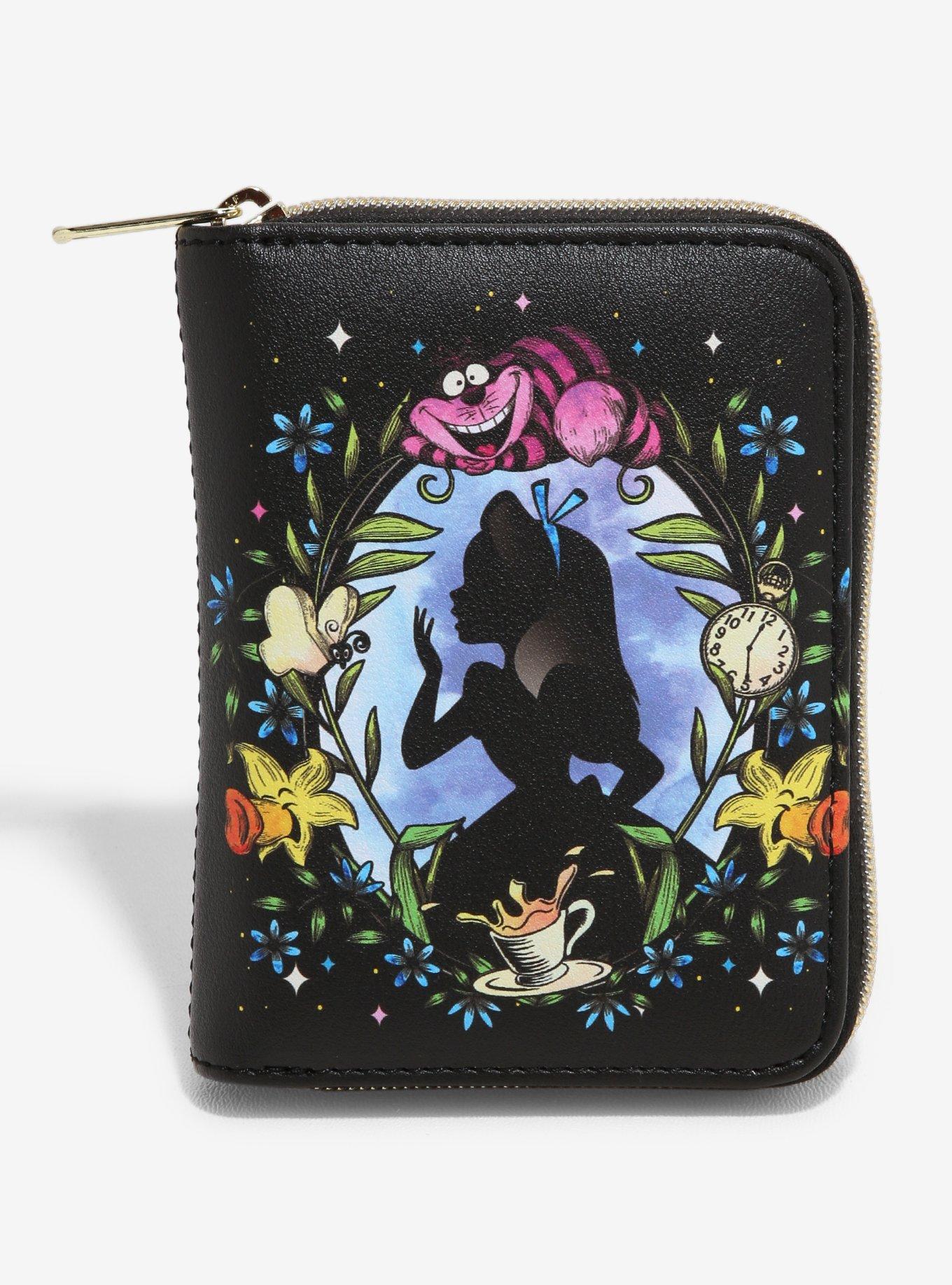 Loungefly Disney Alice In Wonderland Cameo Mini Zipper Wallet, , hi-res