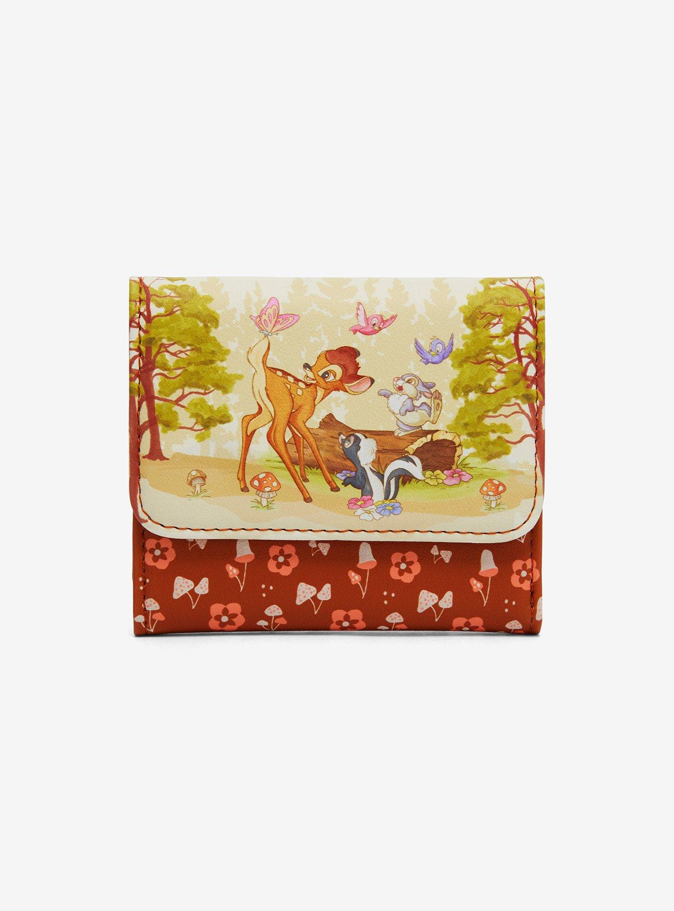 Loungefly Disney Bambi Forest Scene Mini Flap Wallet Hot Topic