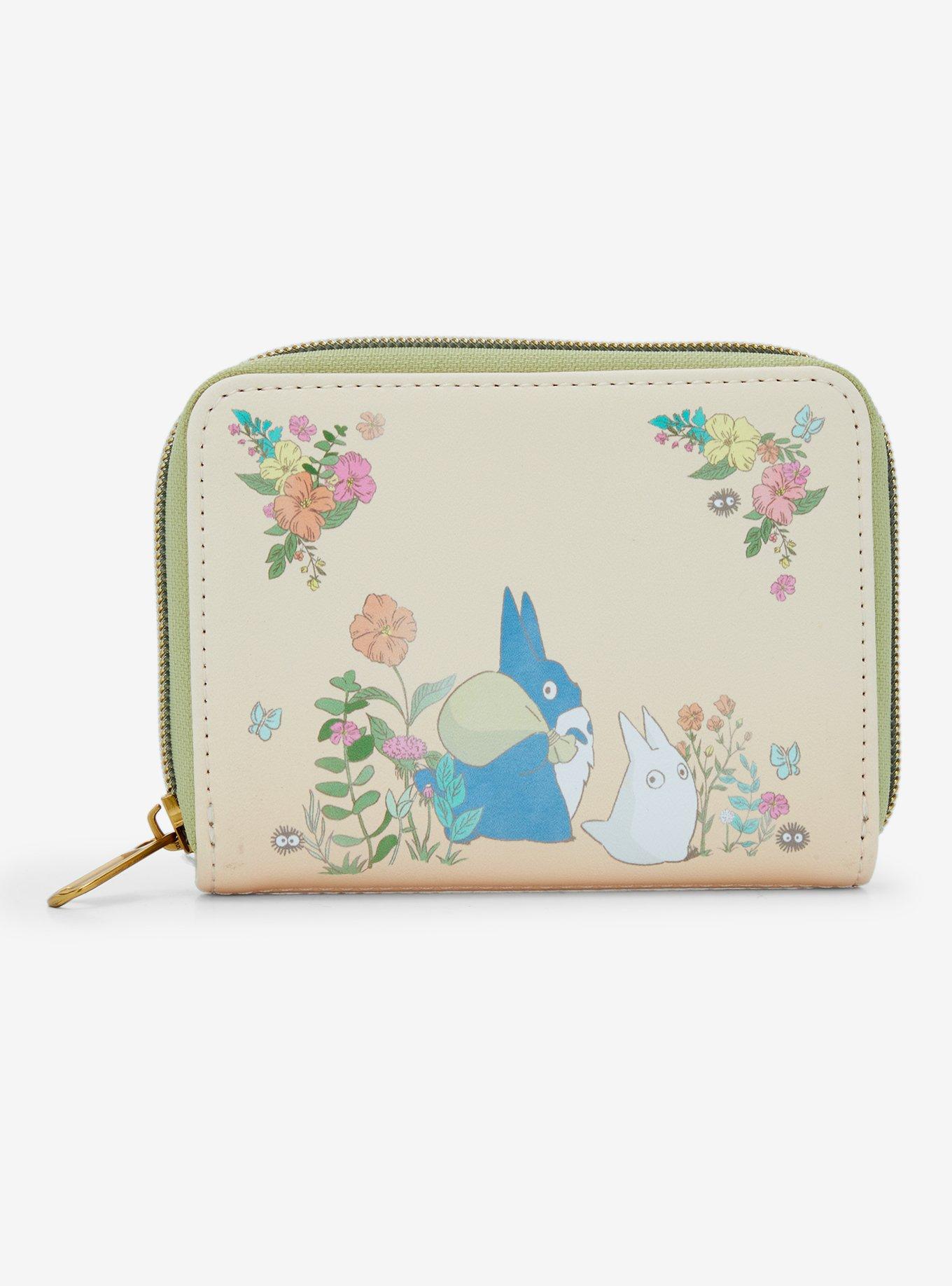 Loungefly Studio Ghibli® My Neighbor Totoro Flowers Totoros Mini Zipper Wallet, , hi-res