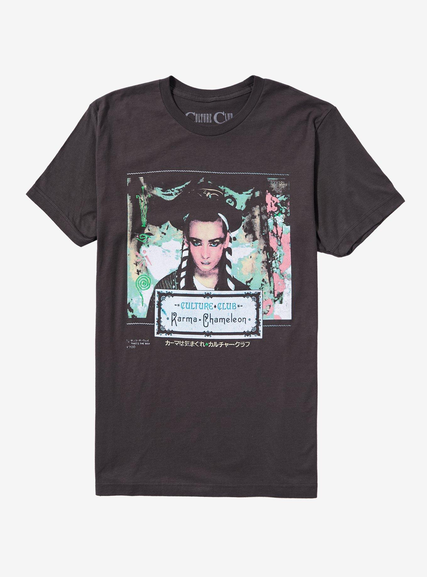 Culture Club Karma Chameleon T-Shirt, CHARCOAL, hi-res
