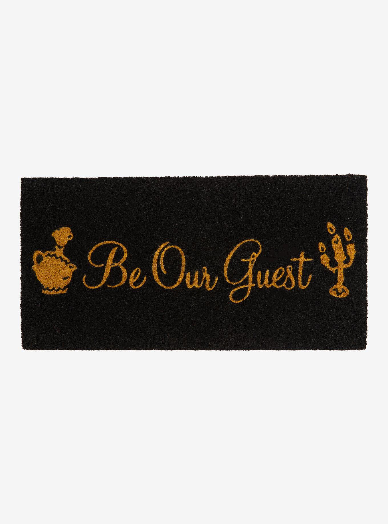 Disney Beauty And THe Beast Be Our Guest Doormat, , hi-res