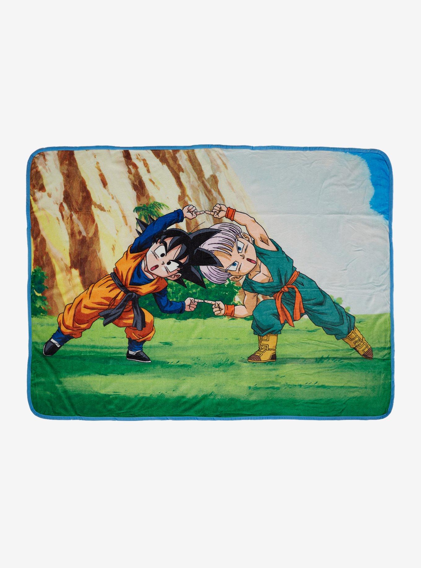 Dragon Ball Z Goten Trunks Throw Blanket Hot Topic