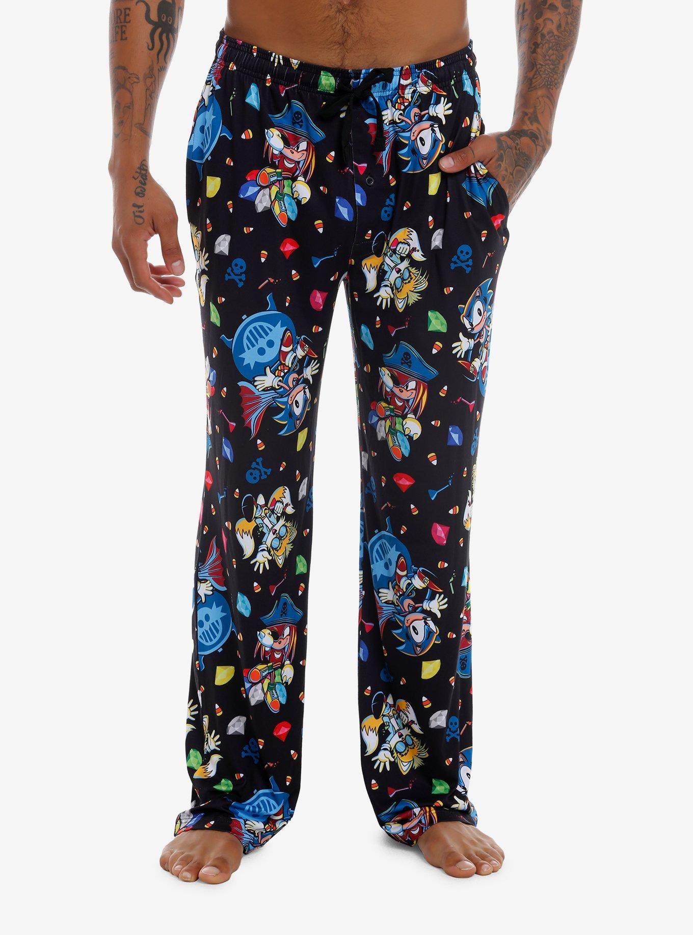 Sonic The Hedgehog Halloween Costume Pajama Pants