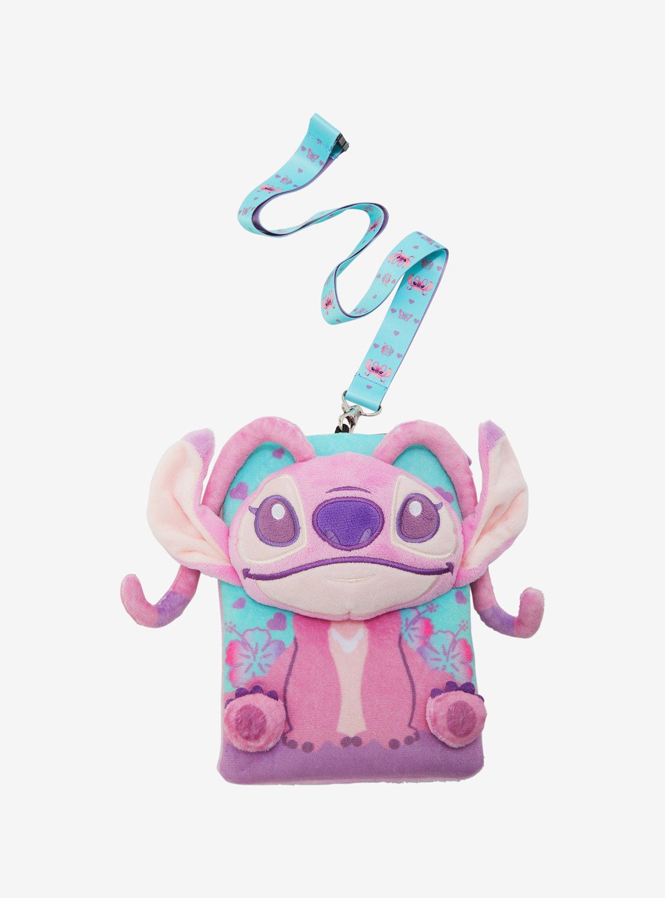 Disney Angel Plush Lanyard With Cardholder, , hi-res