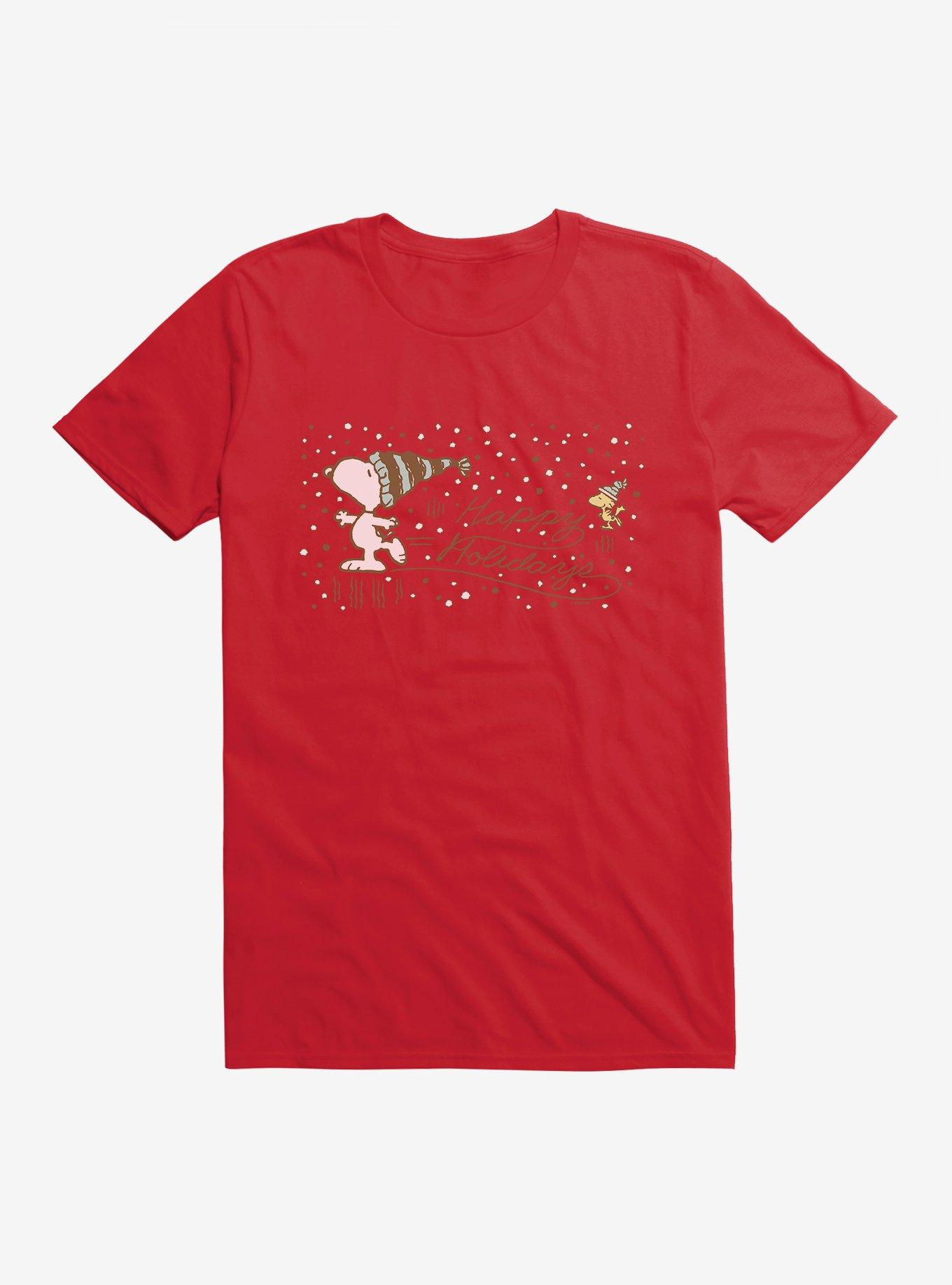 Peanuts Happy Holidays Snoopy T-Shirt, , hi-res
