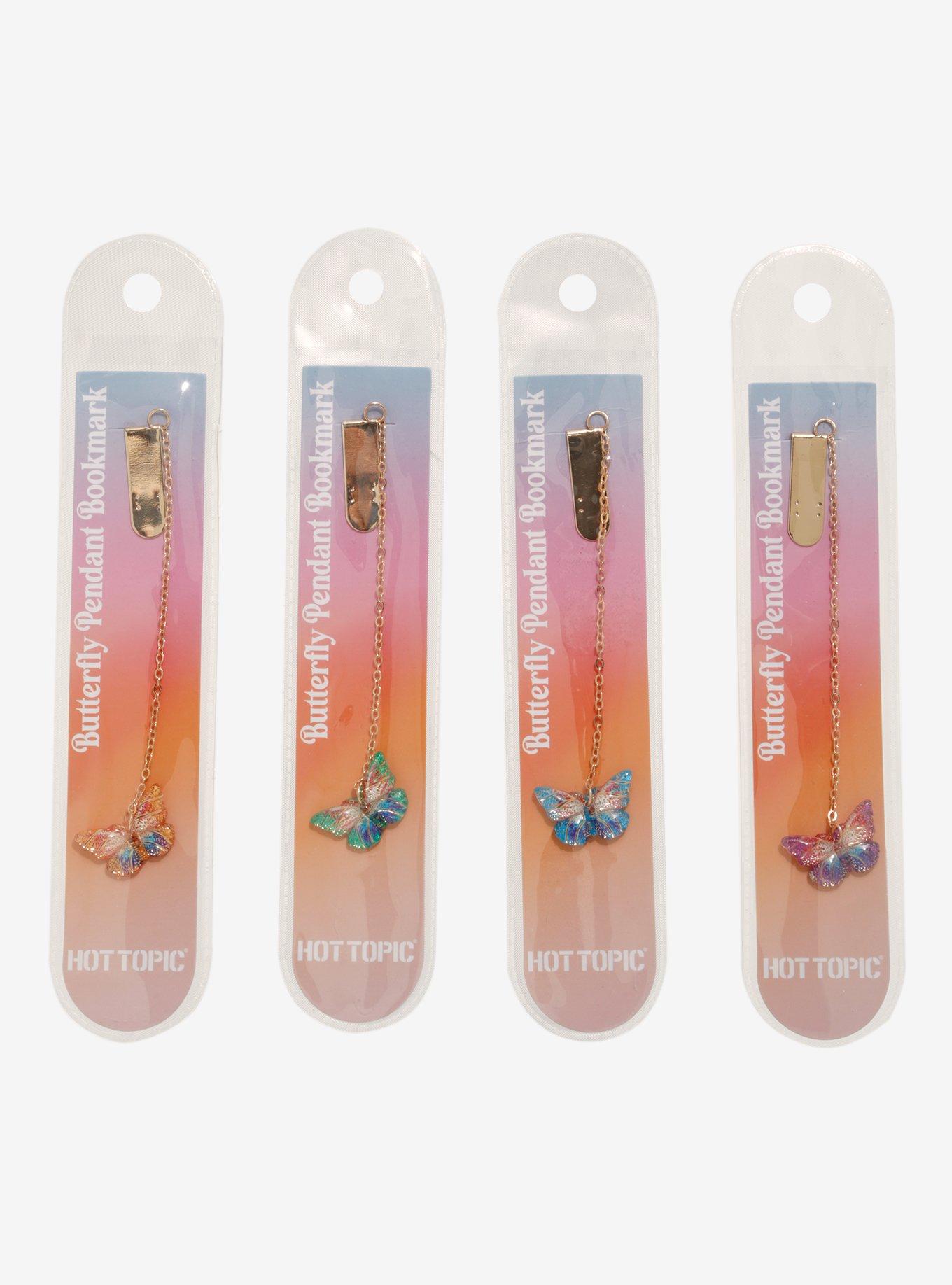 Butterfly Metal Pendant Bookmark Set, , hi-res