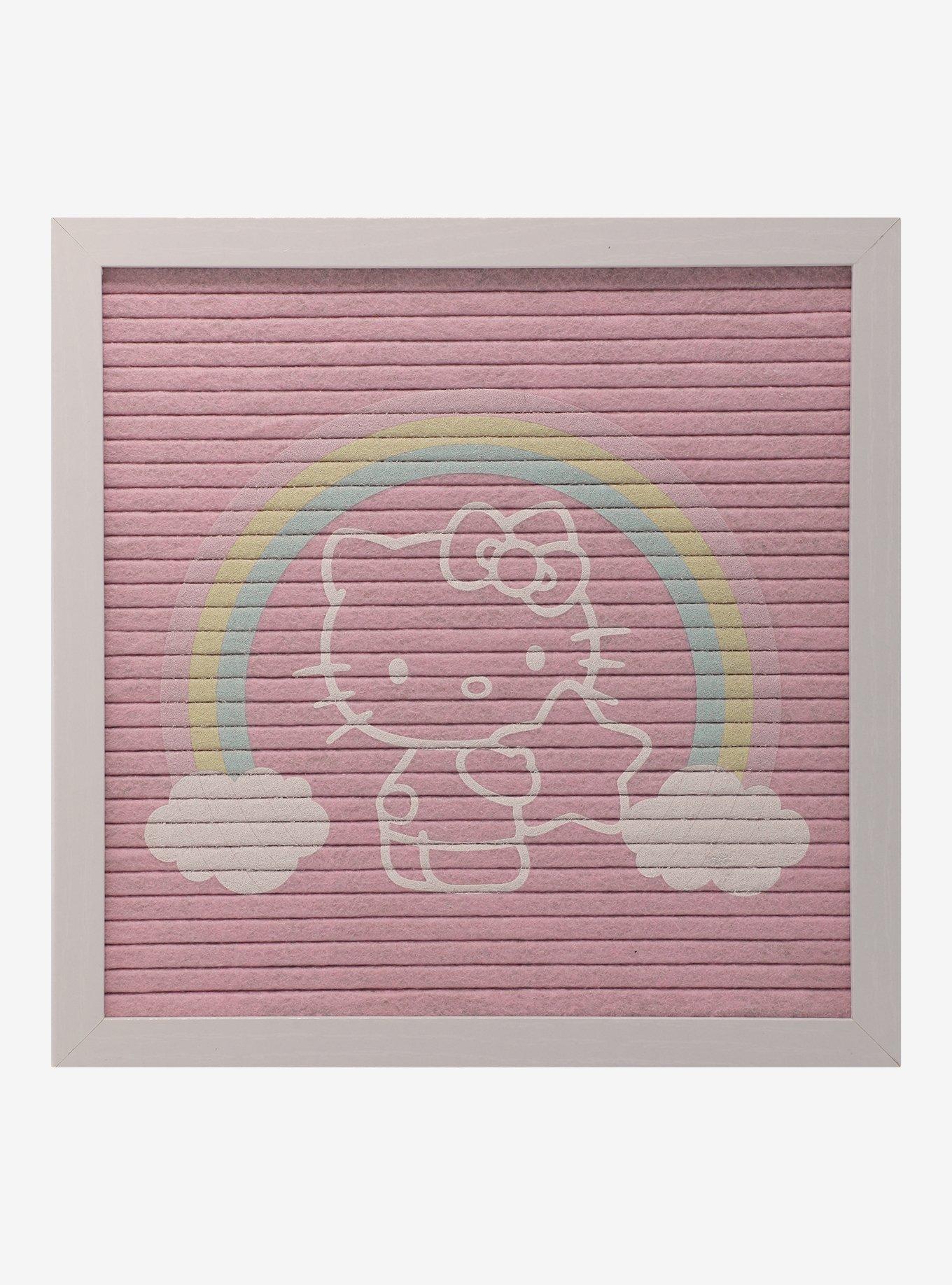 Hello Kitty Pink Felt Message Pin Board