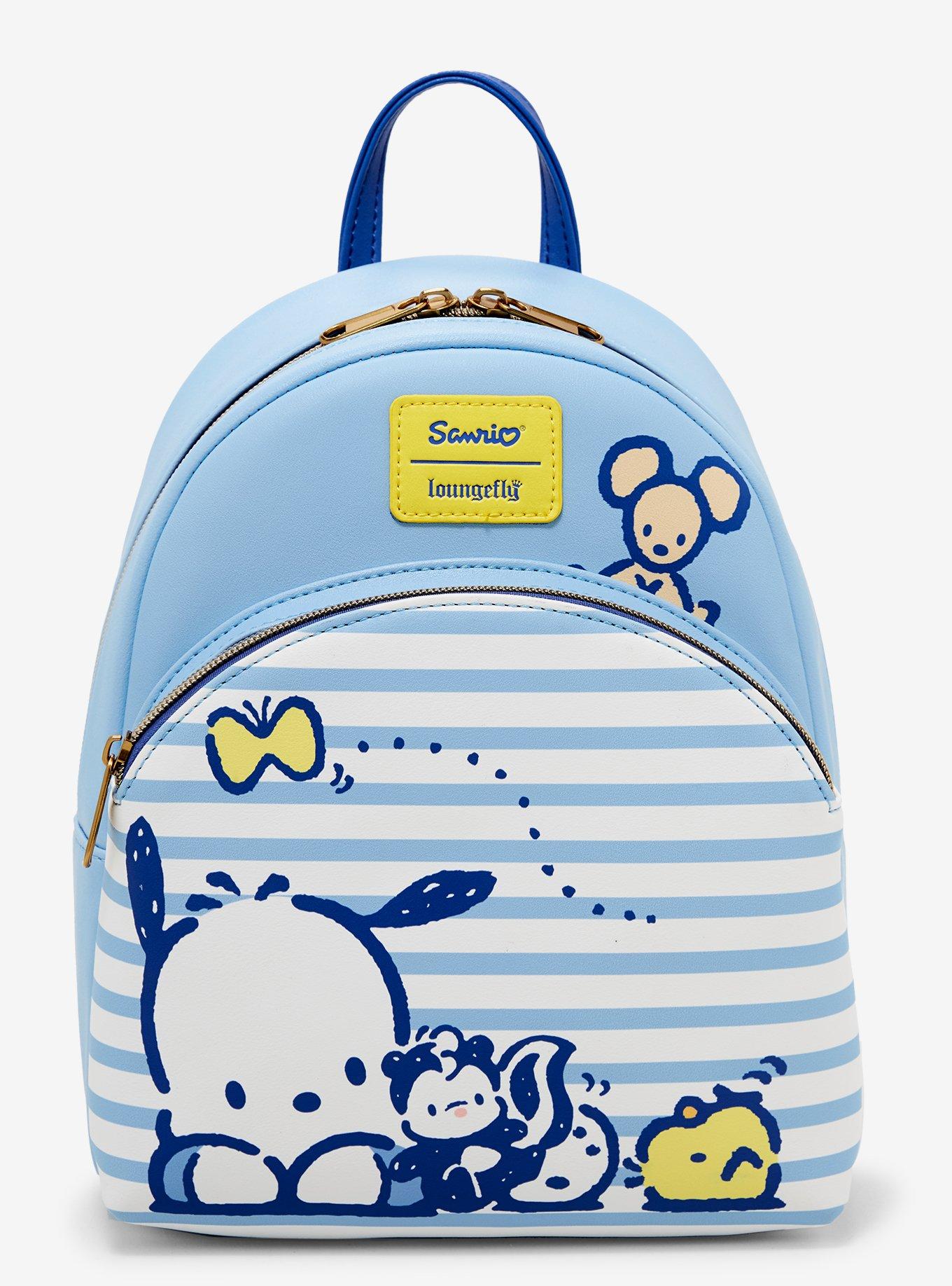 Loungefly Pochacco & Friends Stripe Mini Backpack