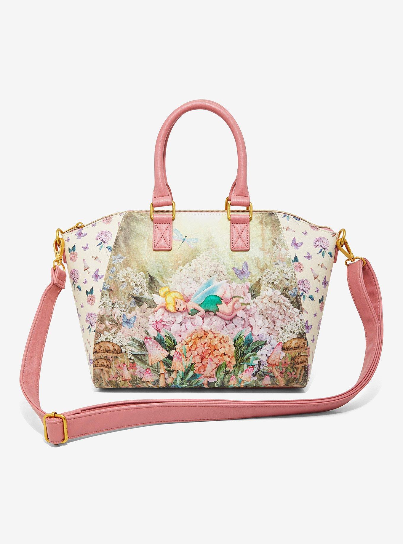 Loungefly Disney Tinker Bell Flower Nap Satchel Bag Hot Topic