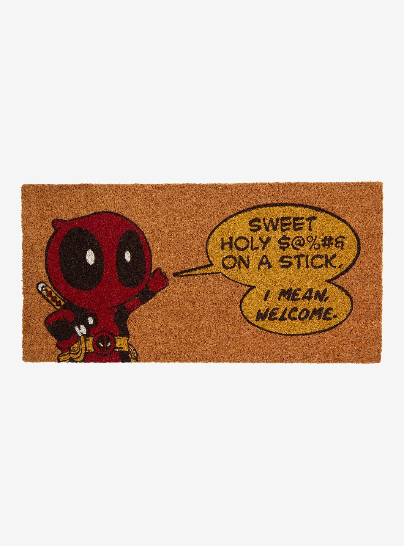 Marvel Deadpool Welcome Doormat, , hi-res