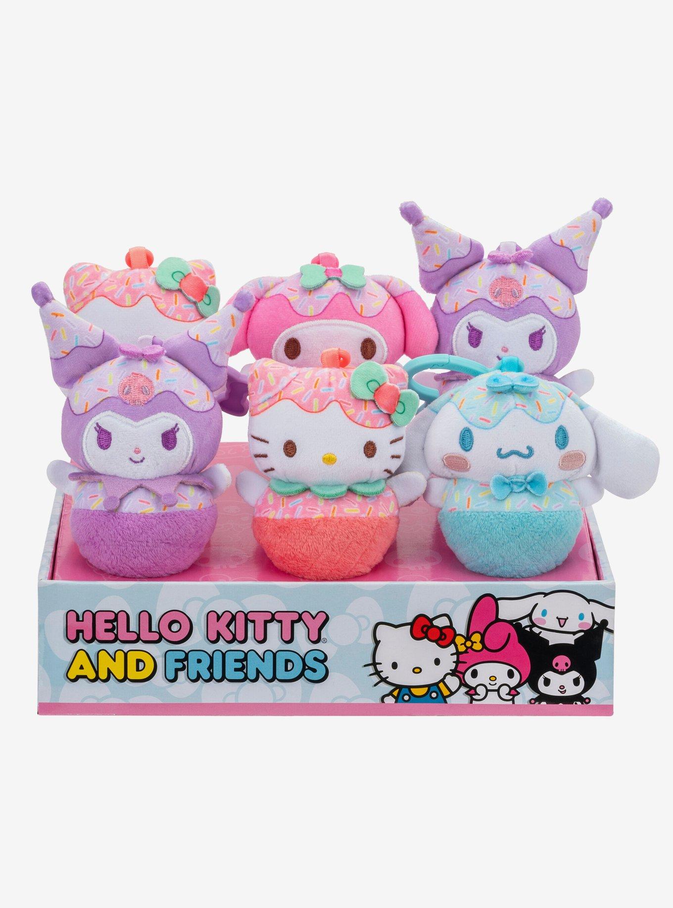 Hello Kitty And Friends Ice Cream Assorted Blind Plush Key Chain, , hi-res