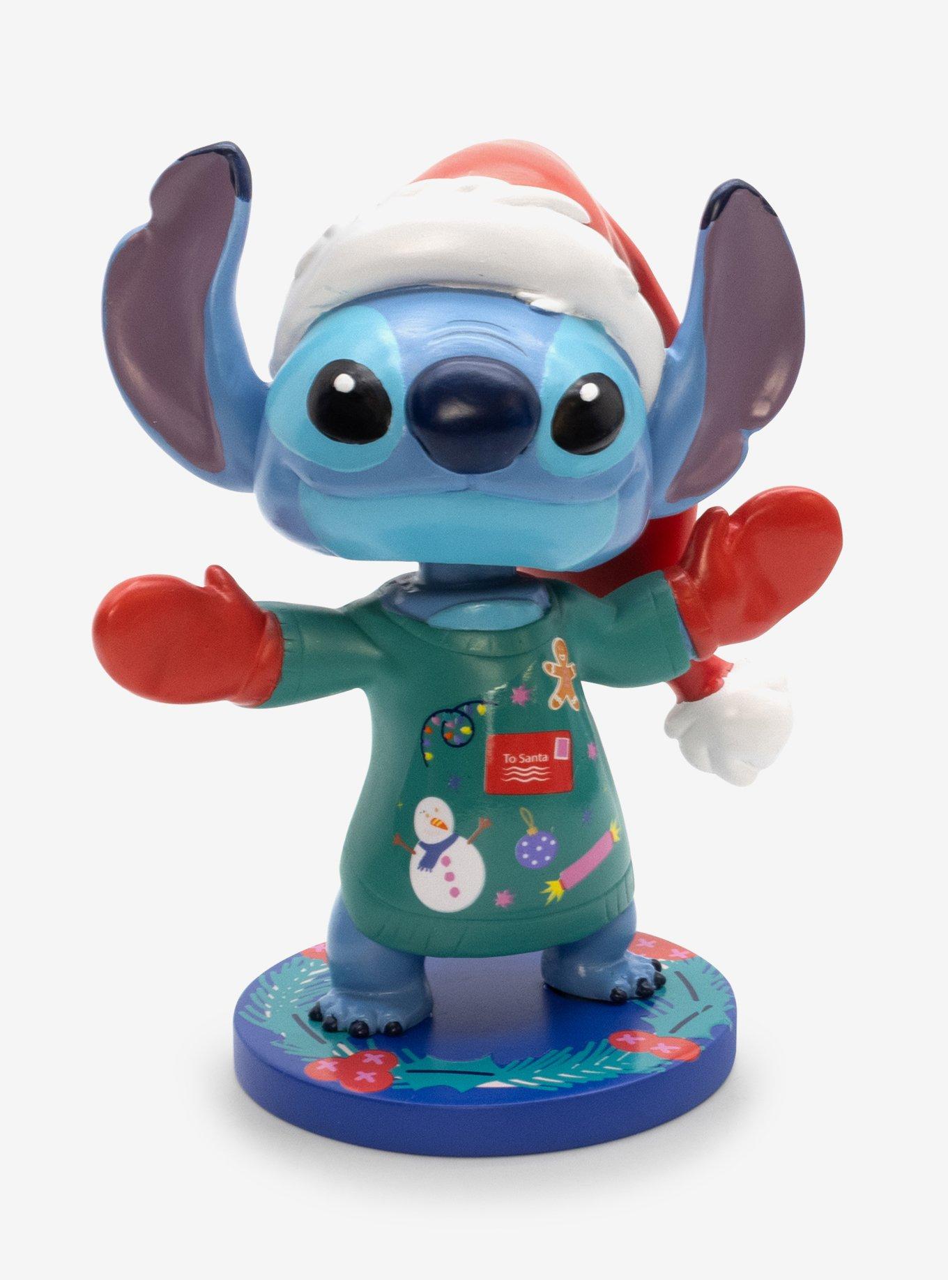 Disney Stitch Holiday Sweater Bobble-Head Figure, , hi-res