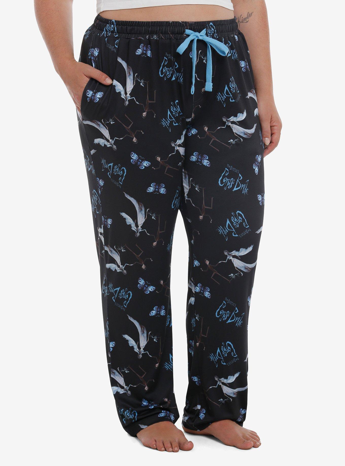 Corpse Bride Victor & Emily Pajama Pants Plus