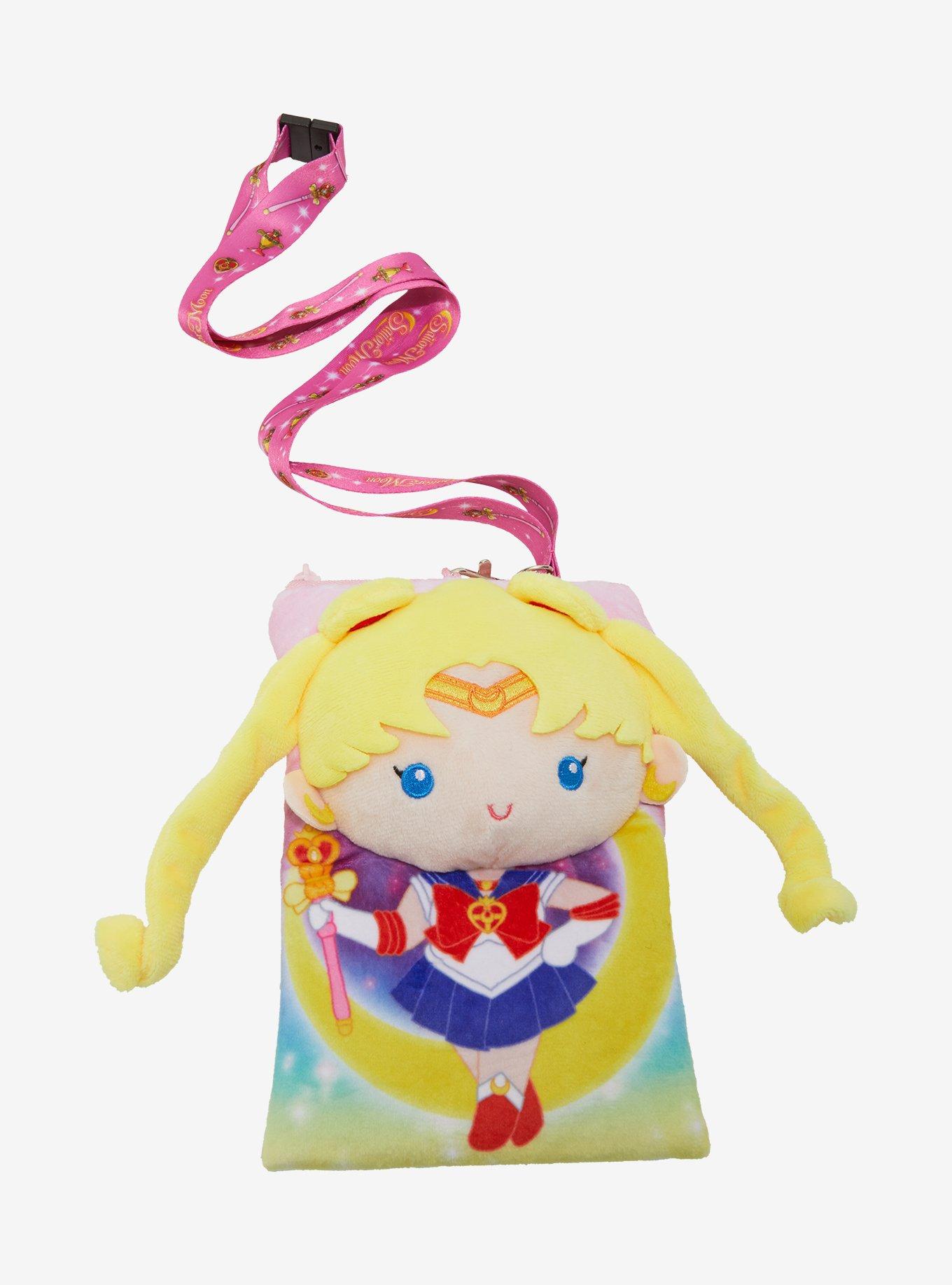 Pretty Guardian Sailor Moon Plush Lanyard With Cardholder, , hi-res