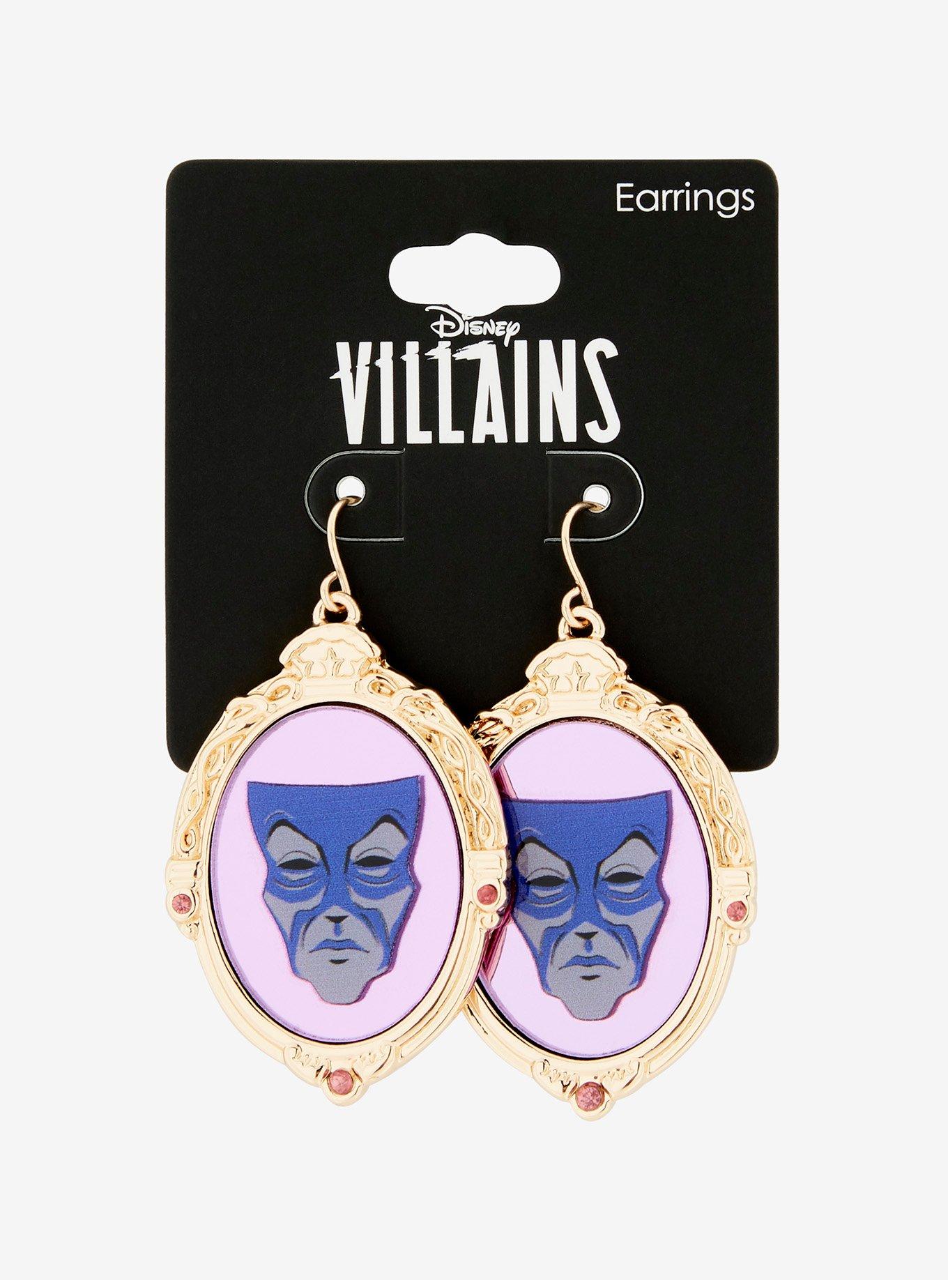 Disney Villains Evil Queen Magic Mirror Earrings, , hi-res