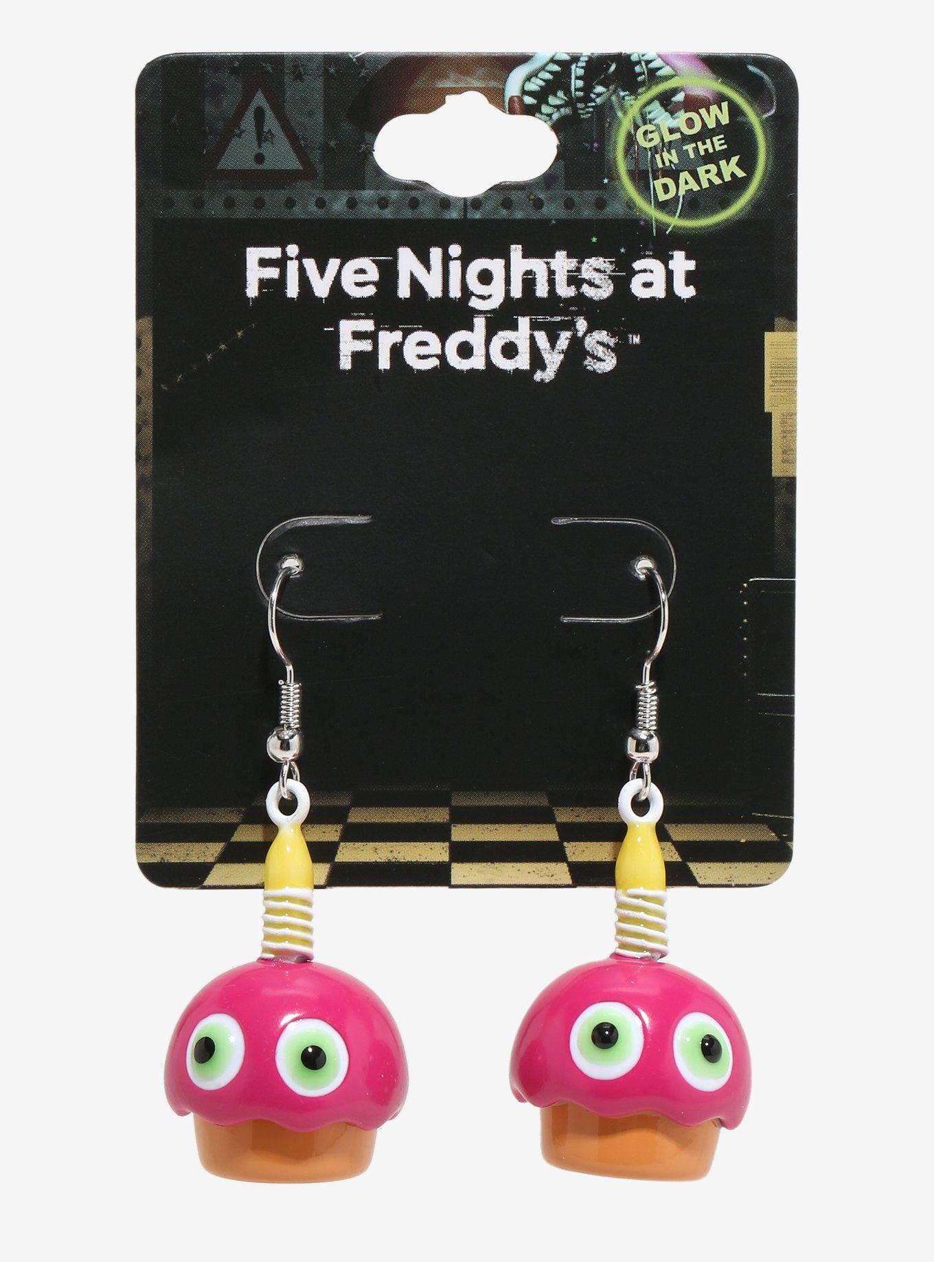 Five Nights At Freddy's Carl The Cupcake Figural Earrings