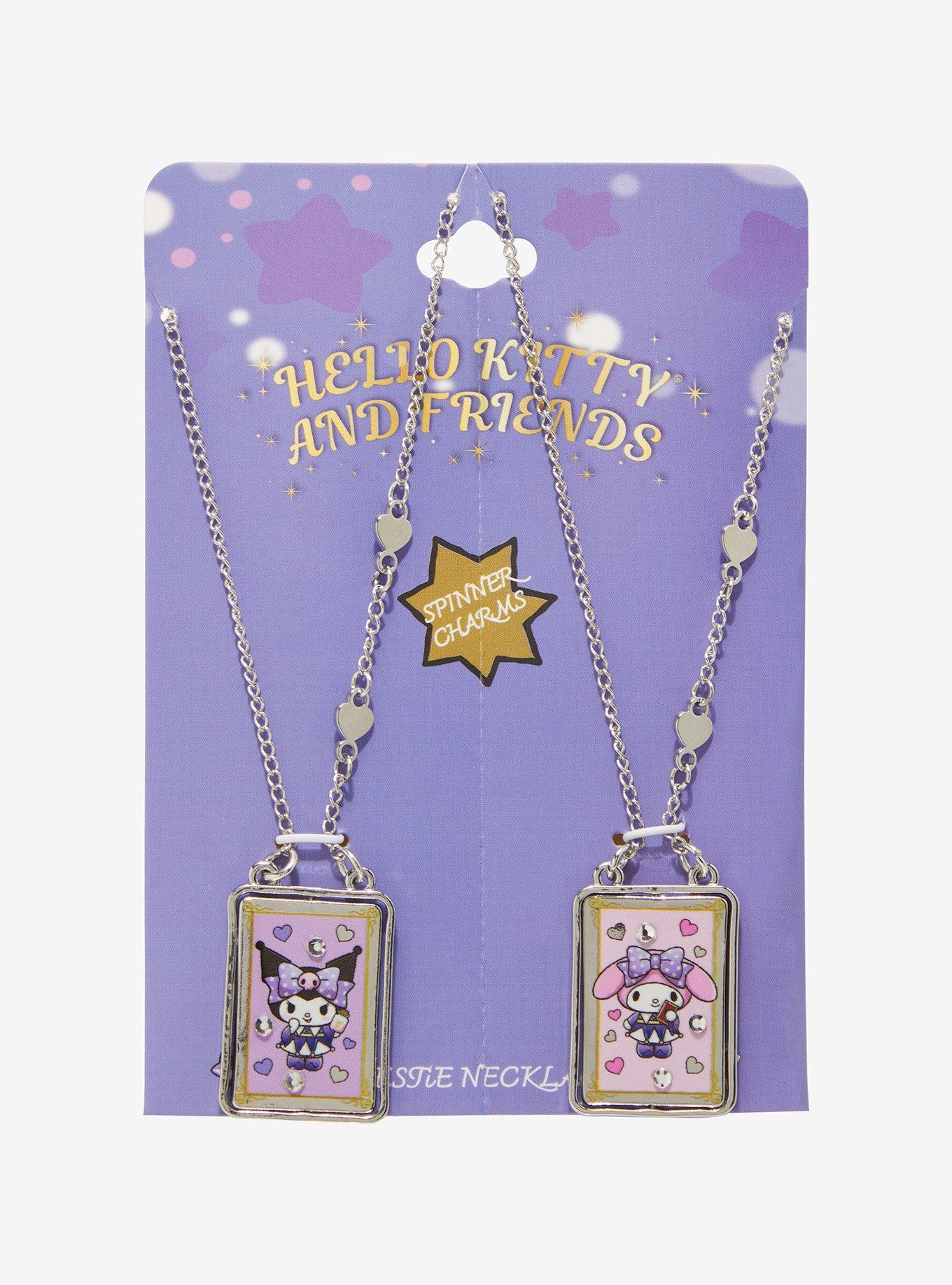 My Melody & Kuromi Magic Cards Best Friend Necklace Set, , hi-res