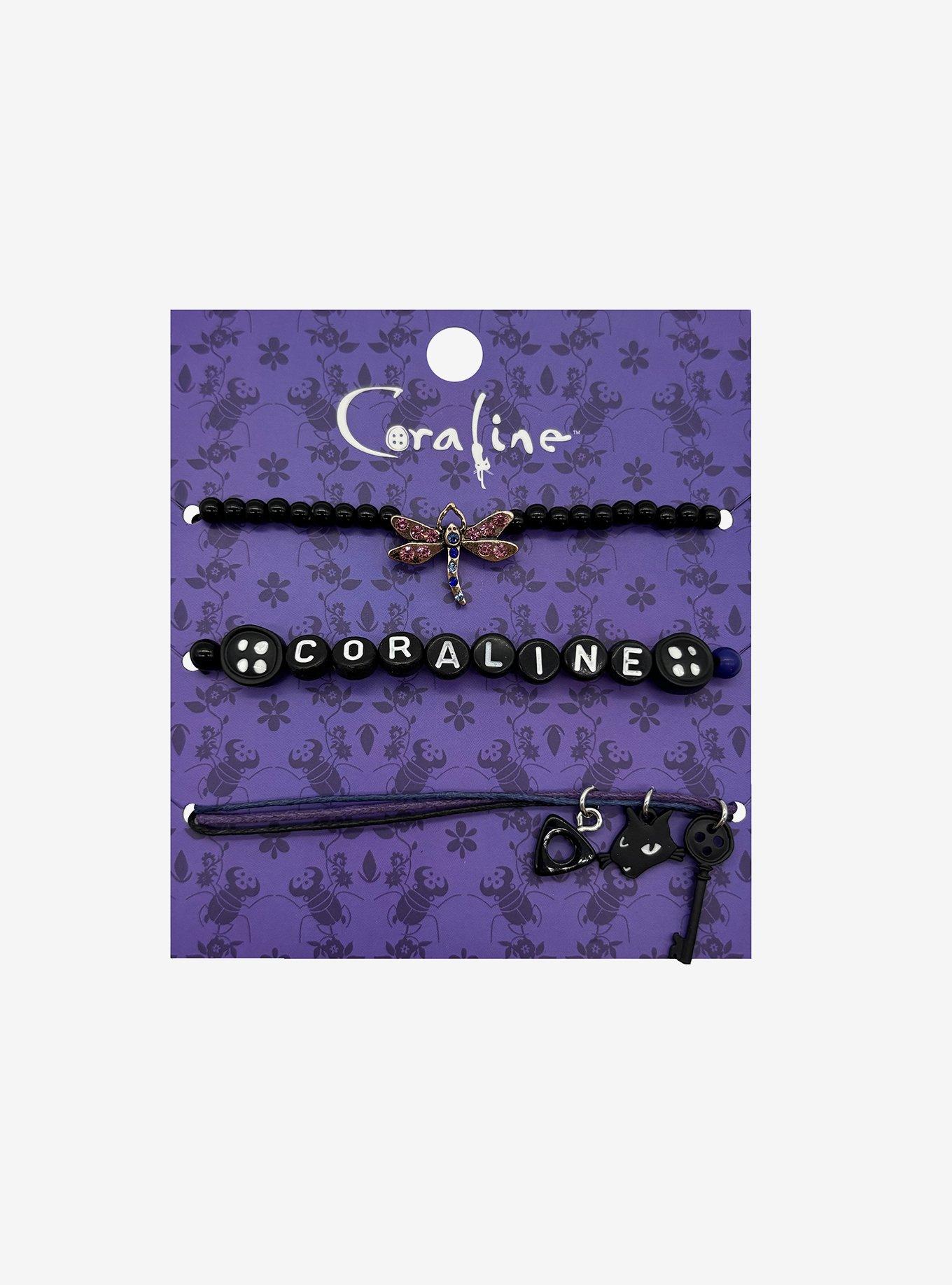 Coraline Dragonfly Icons Bracelet Set | Hot Topic