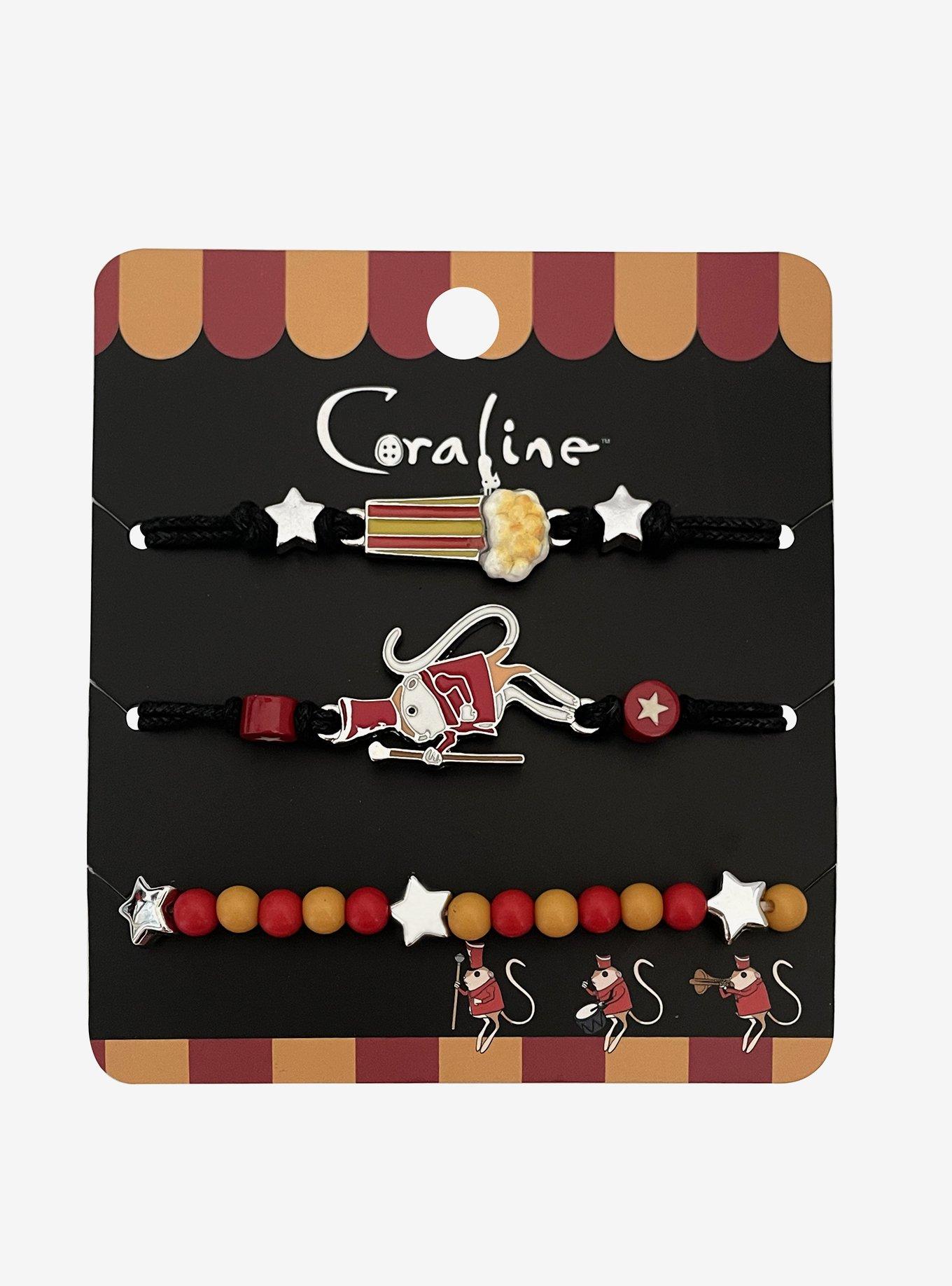 Coraline Jumping Mice Circus Bracelet Set | Hot Topic