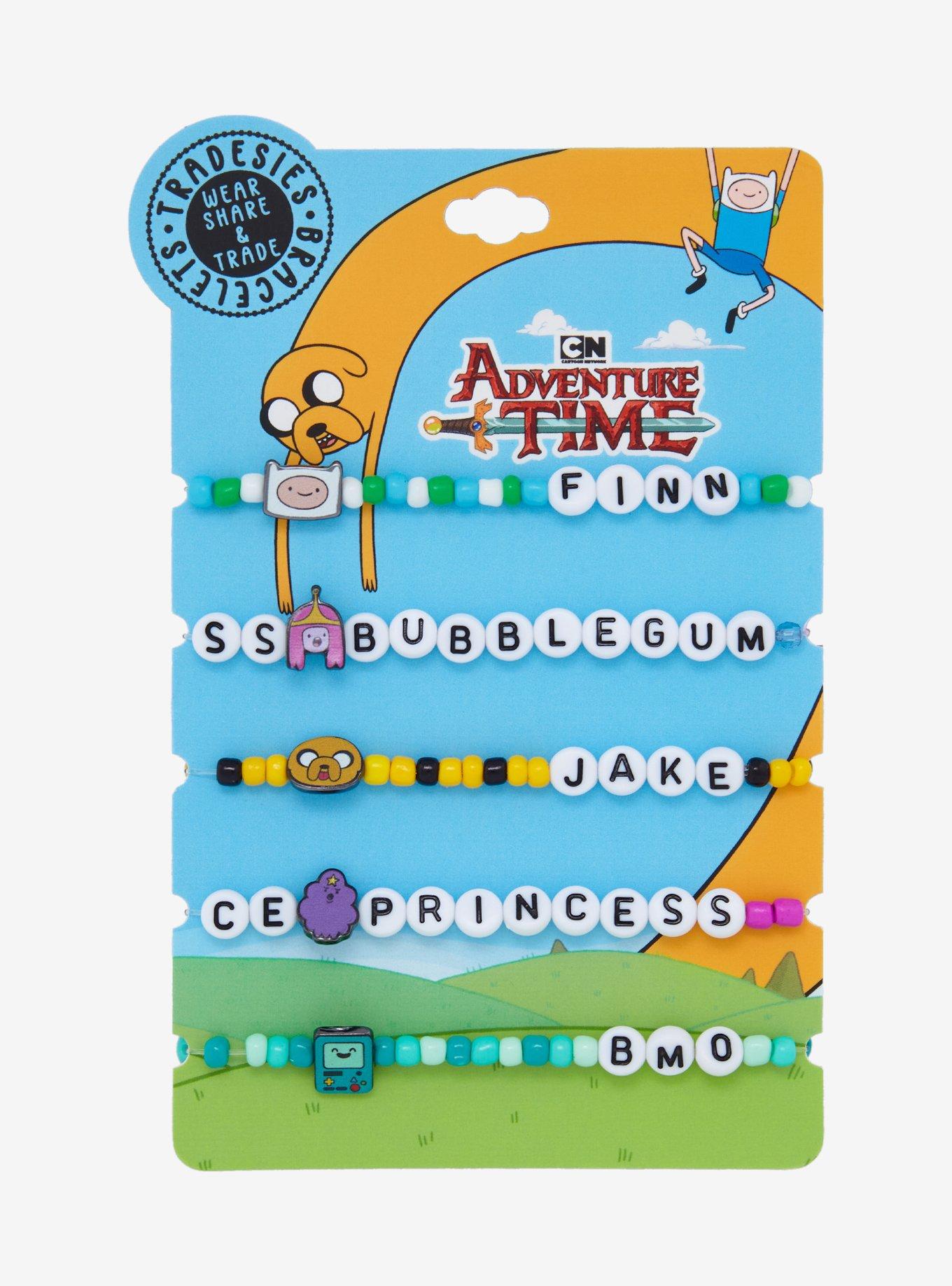 Adventure Time Character Bead Bracelet Set