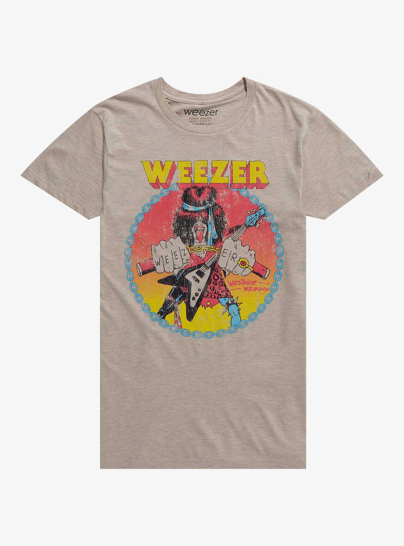 Weezer Rock Star Boyfriend Fit Girls T-Shirt, , hi-res