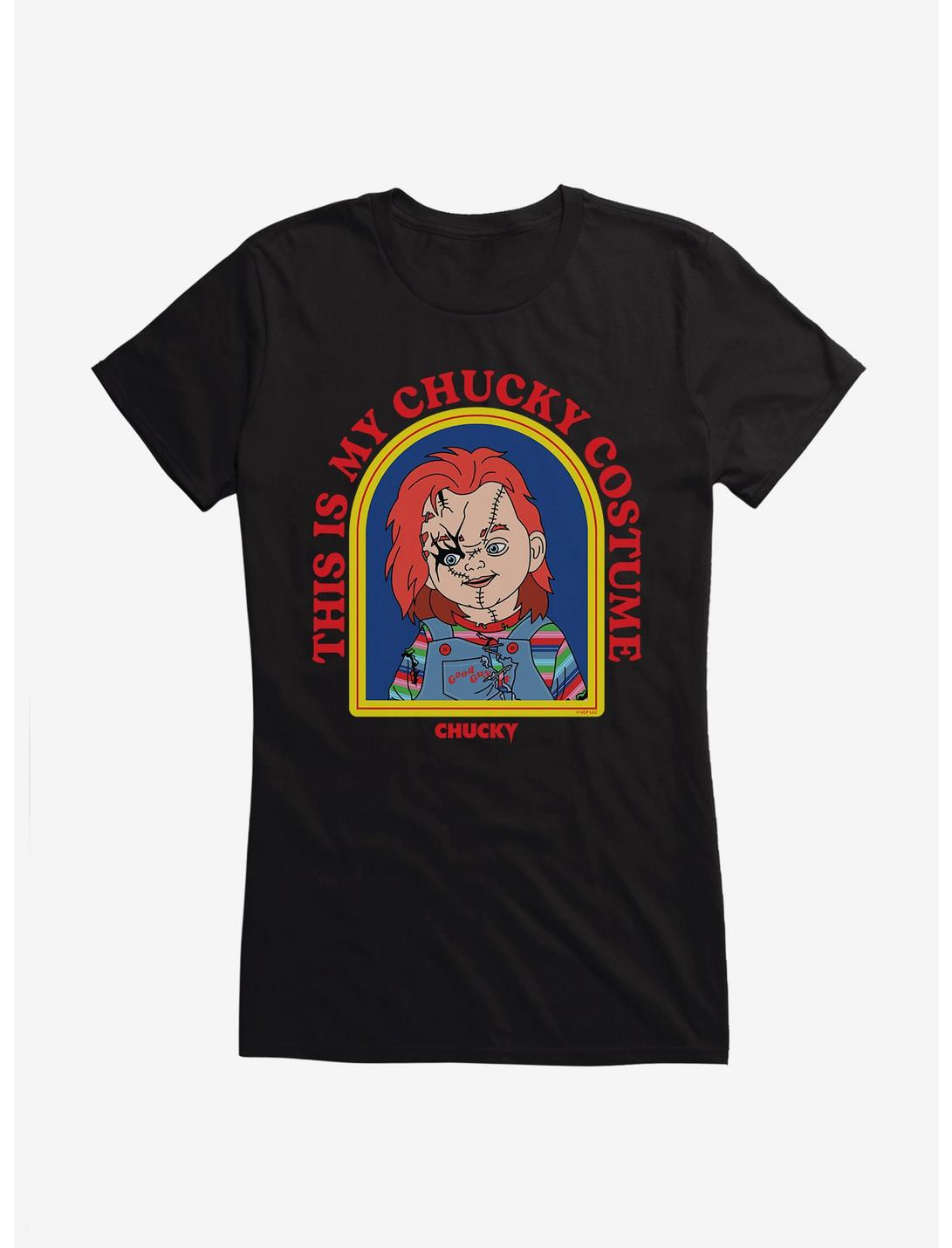 Chucky This Is My Chucky Costume Girls T-Shirt, BLACK, hi-res