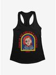 Chucky This Is My Chucky Costume Girls Tank, BLACK, hi-res