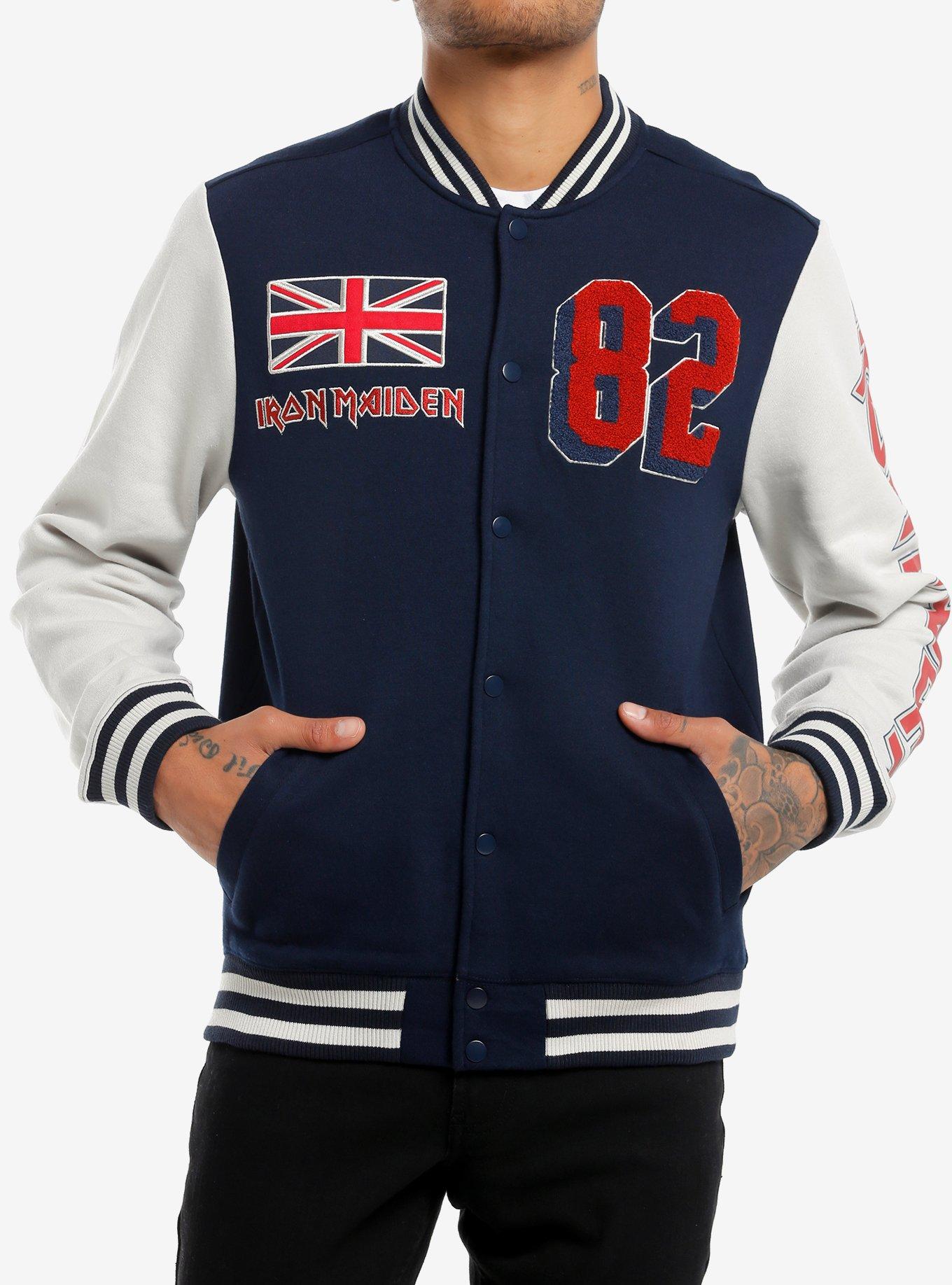 Iron Maiden Number Of The Beast Varsity Jacket