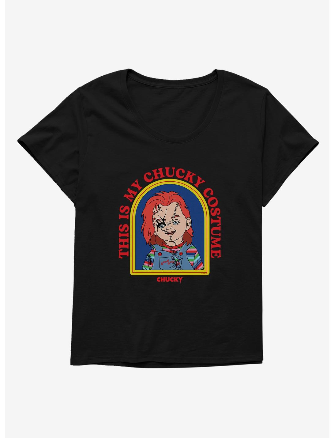 Chucky This Is My Chucky Costume Girls T-Shirt Plus Size, BLACK, hi-res
