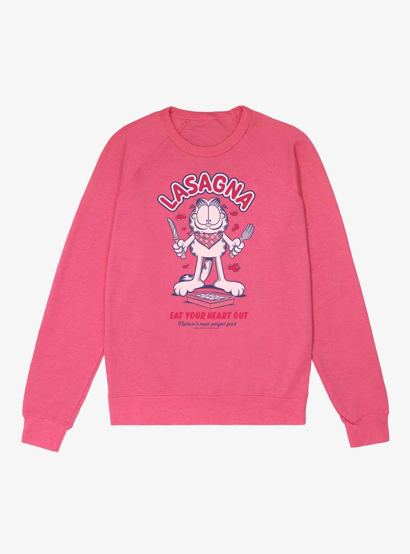 Garfield Eat Your Heart Out French Terry Sweatshirt, , hi-res