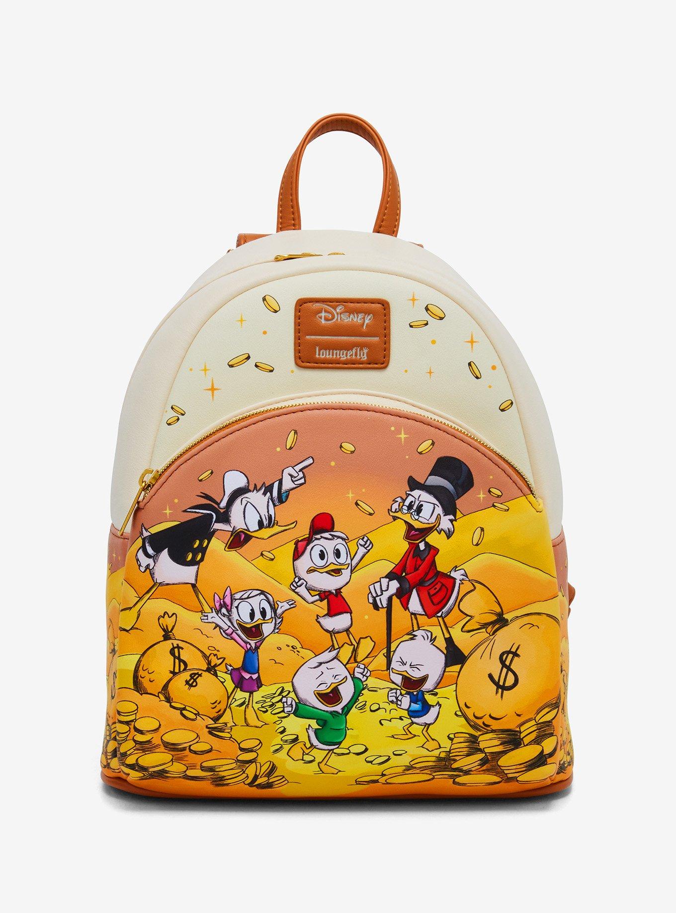 Loungefly Disney DuckTales Scrooge's Vault & Newphews 2024 Mini Backpack