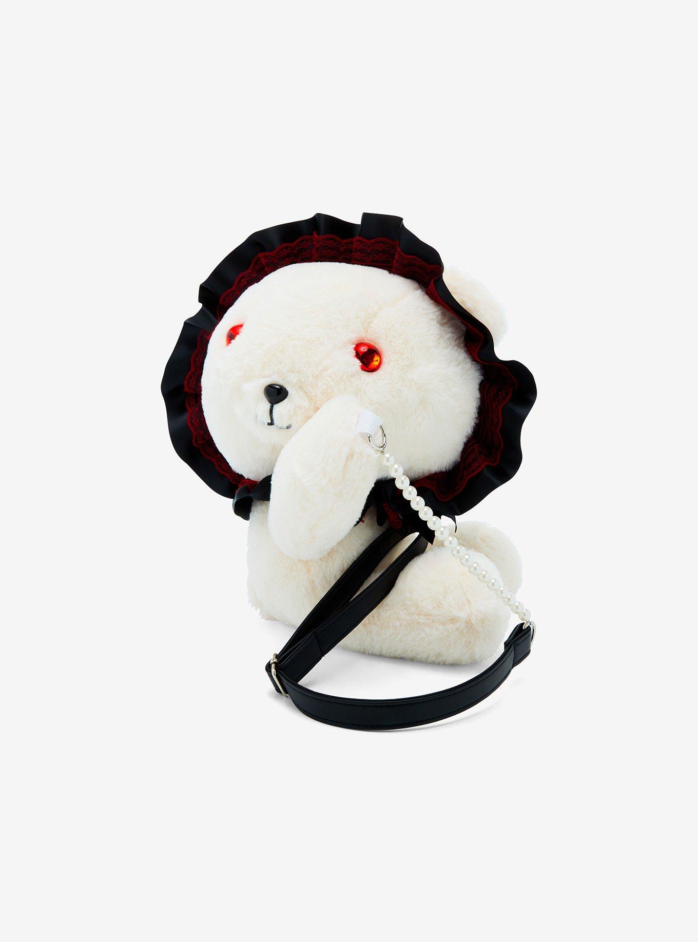 Lolita Teddy Bear Plush Crossbody Bag, , hi-res