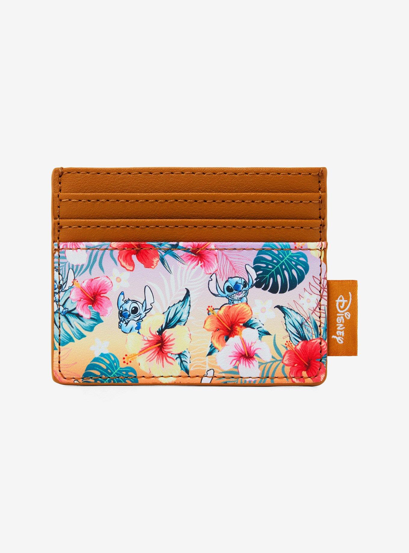 Loungefly Disney Stitch Tropical Flowers Cardholder, , hi-res