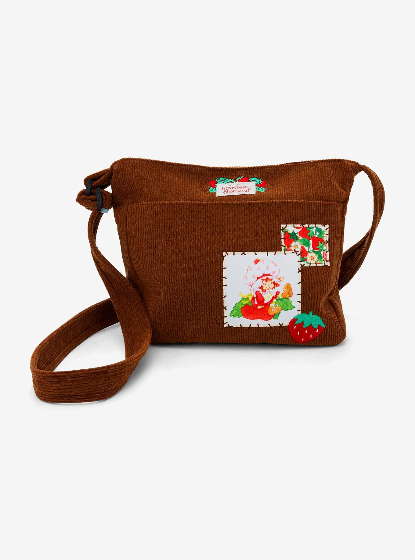 Strawberry Shortcake Patches Corduroy Messenger Bag, , hi-res