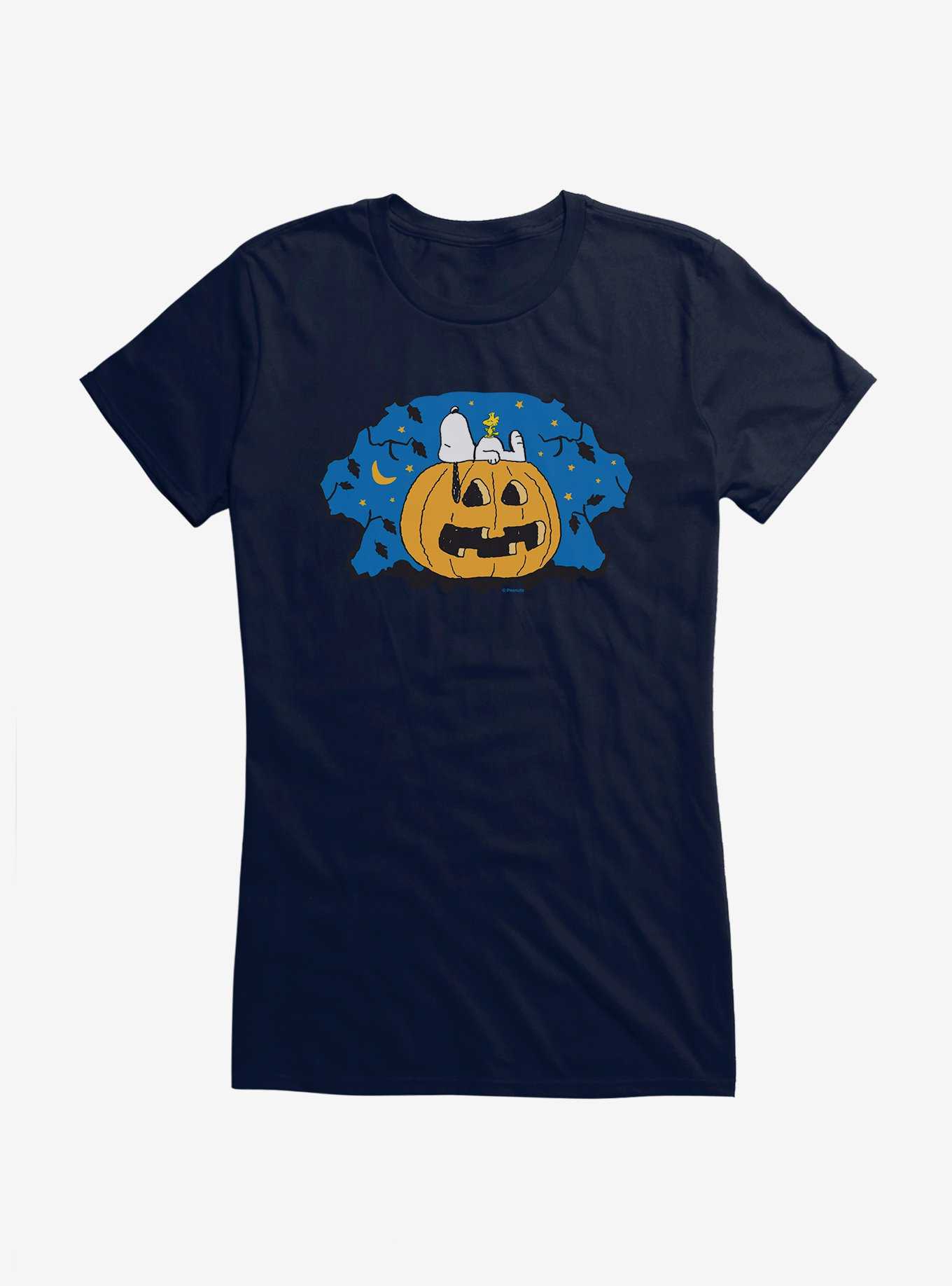 Peanuts Jack-O'-Lantern Snoopy Girls T-Shirt, , hi-res