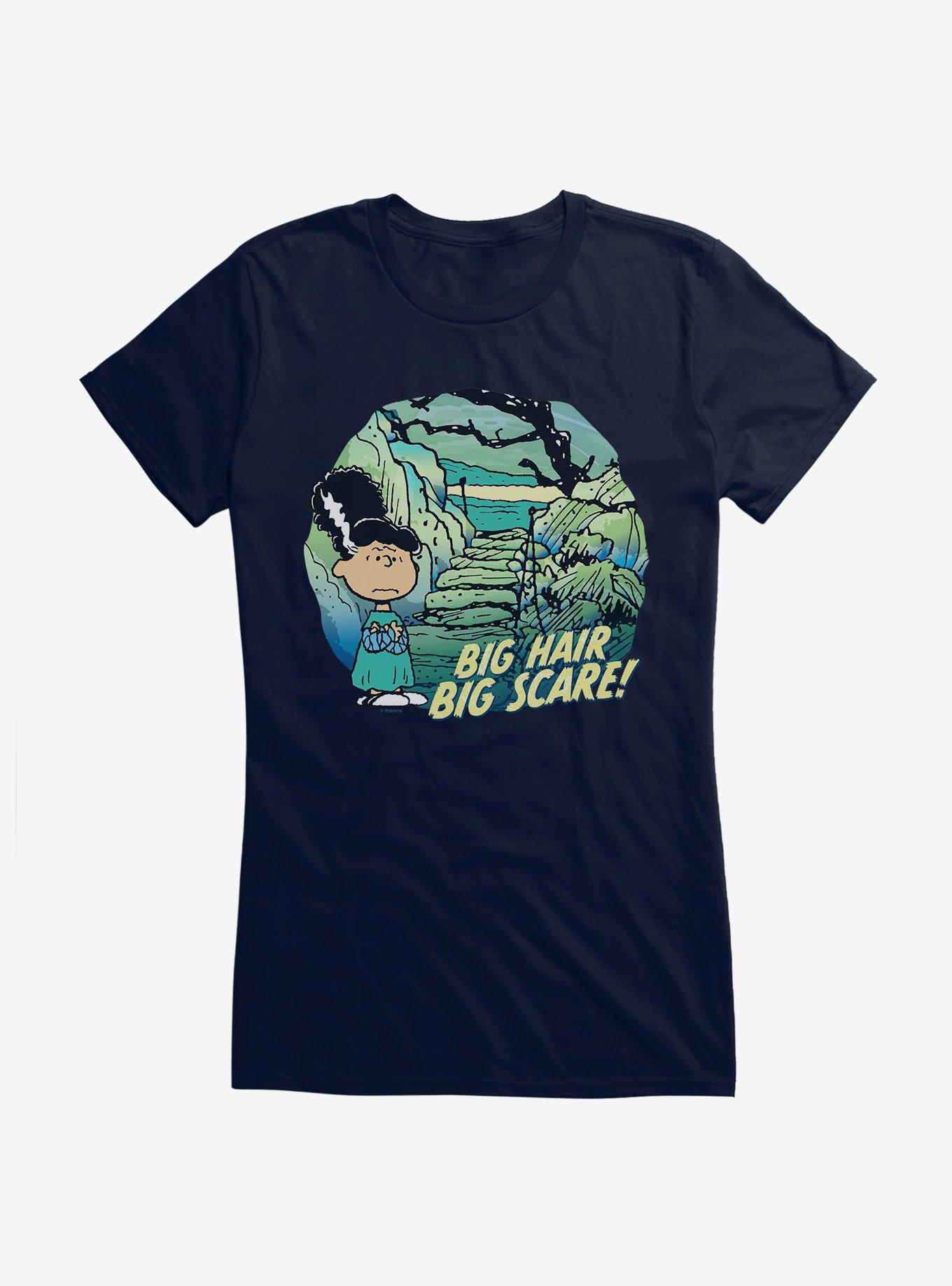 Peanuts Lucy Big Hair Big Scare Girls T-Shirt, , hi-res