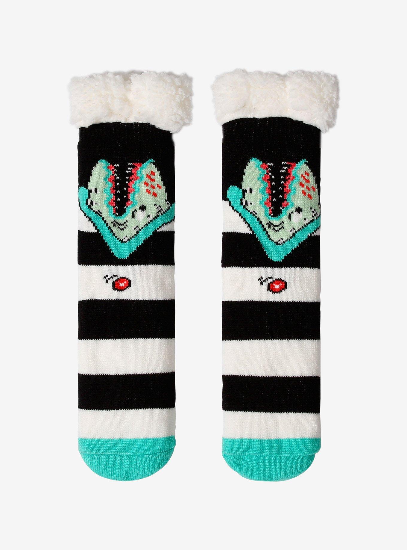 Beetlejuice Sandworm Cozy Socks, , hi-res