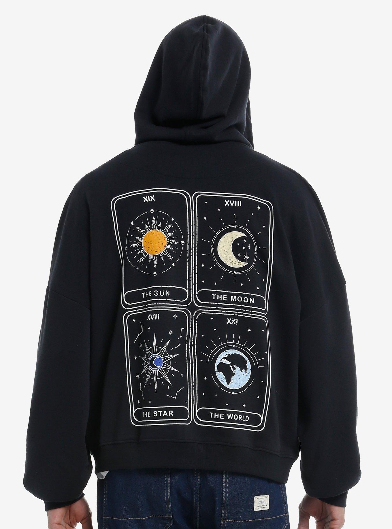 Solar System Tarot Card Hoodie, , hi-res