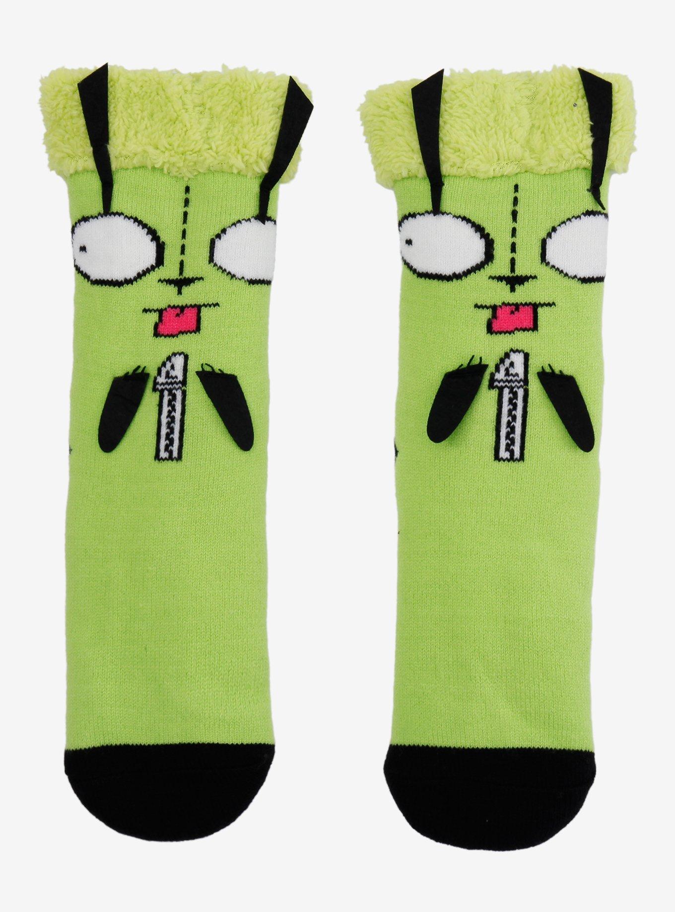 Invader Zim GIR 3D Cozy Slipper Socks, , hi-res