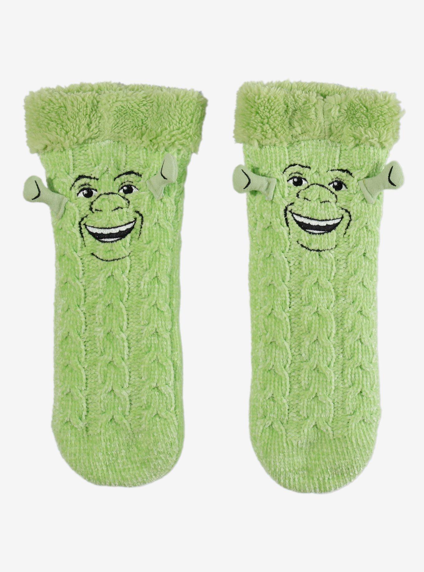 Shrek Cable Knit Cozy Slipper Socks, , hi-res