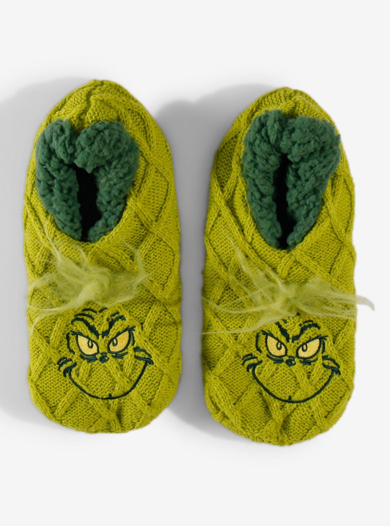 How The Grinch Stole Christmas The Grinch Cozy Slipper Socks, , hi-res