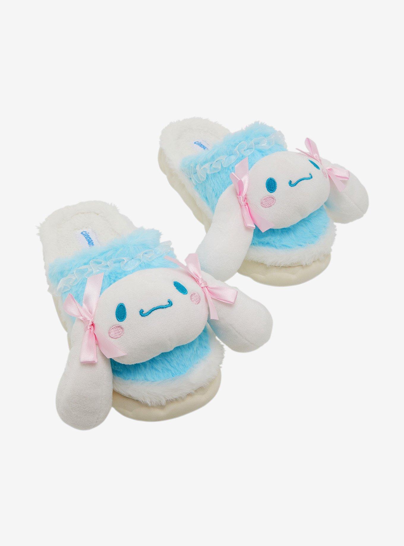 Cinnamoroll Ribbon Puffy Plush Sandals, , hi-res